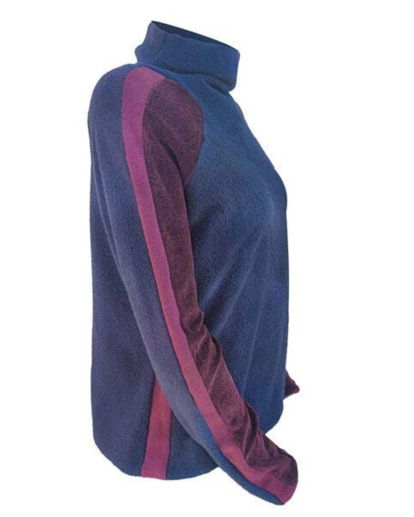 körber mode Rollkragenpullover Turtle Neck Bio Fleece kuschlig warm im Materialmix – Ansicht 3