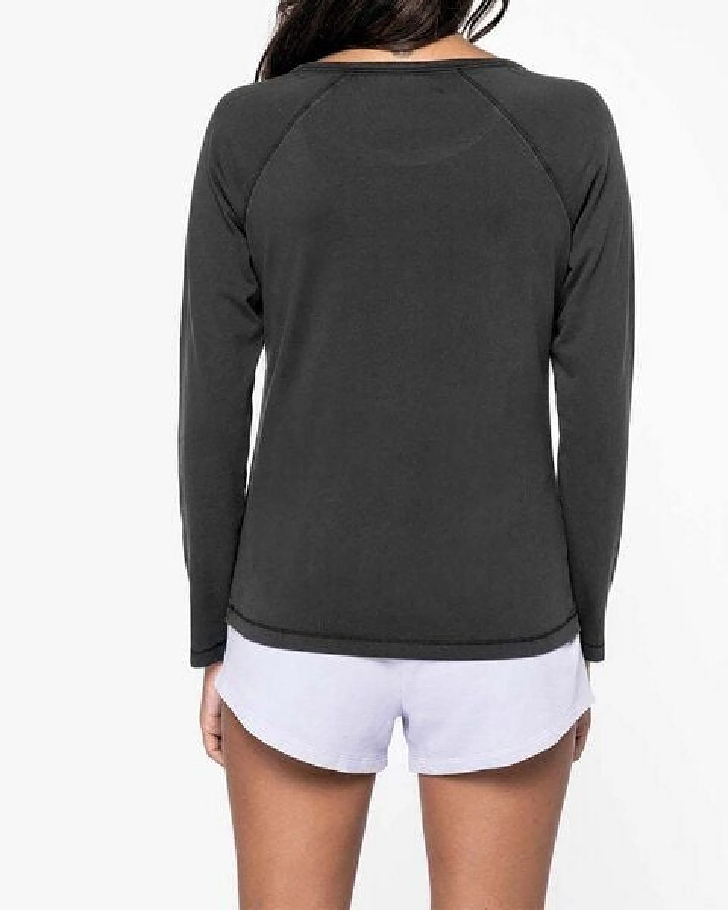 YTWOO Raglan Longsleeve aus nachhaltiger Bio-Baumwolle für Damen – Ansicht 2
