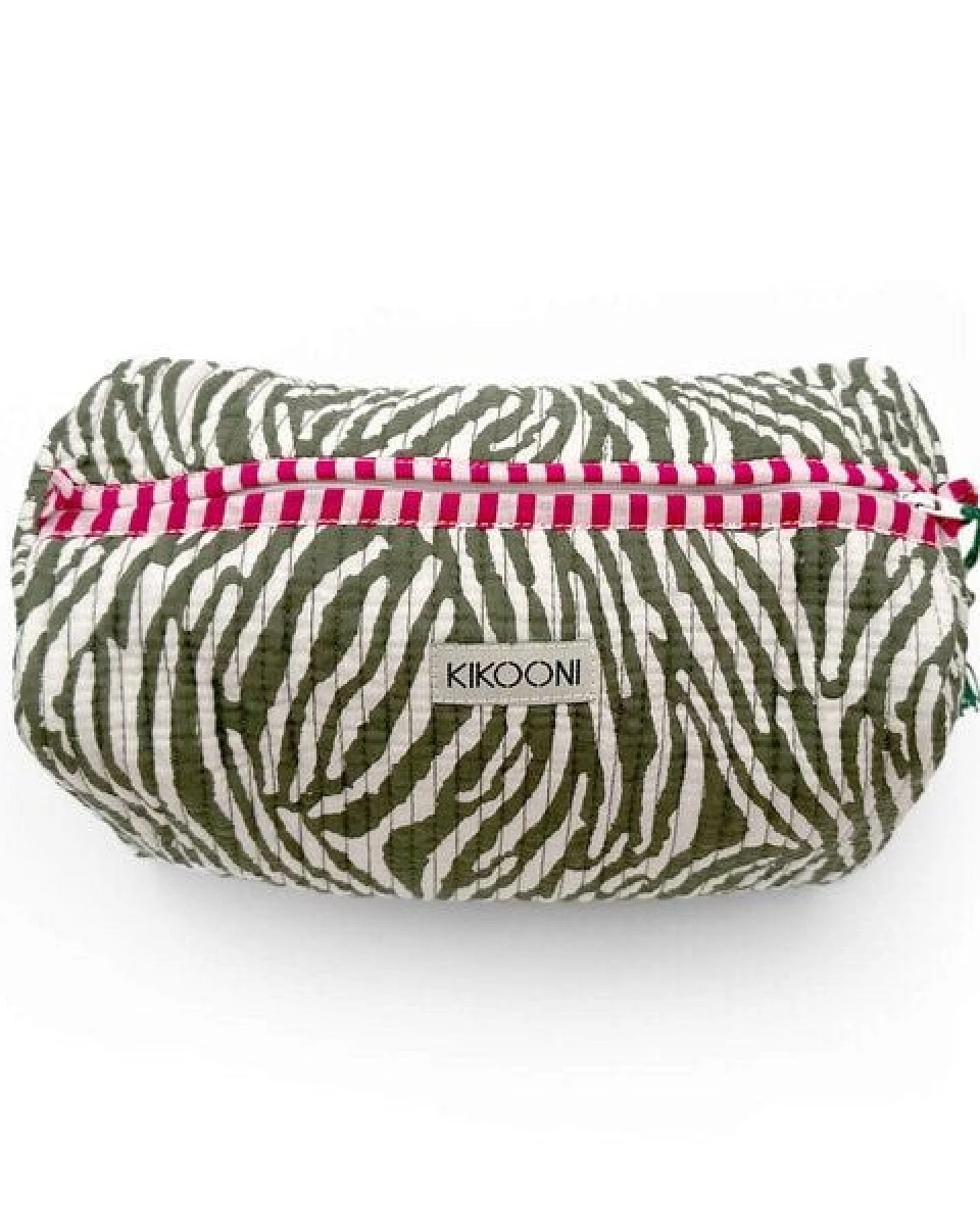 KIKOONI handgefertigte Kosmetiktasche "Desert Zebra" – Ansicht 3