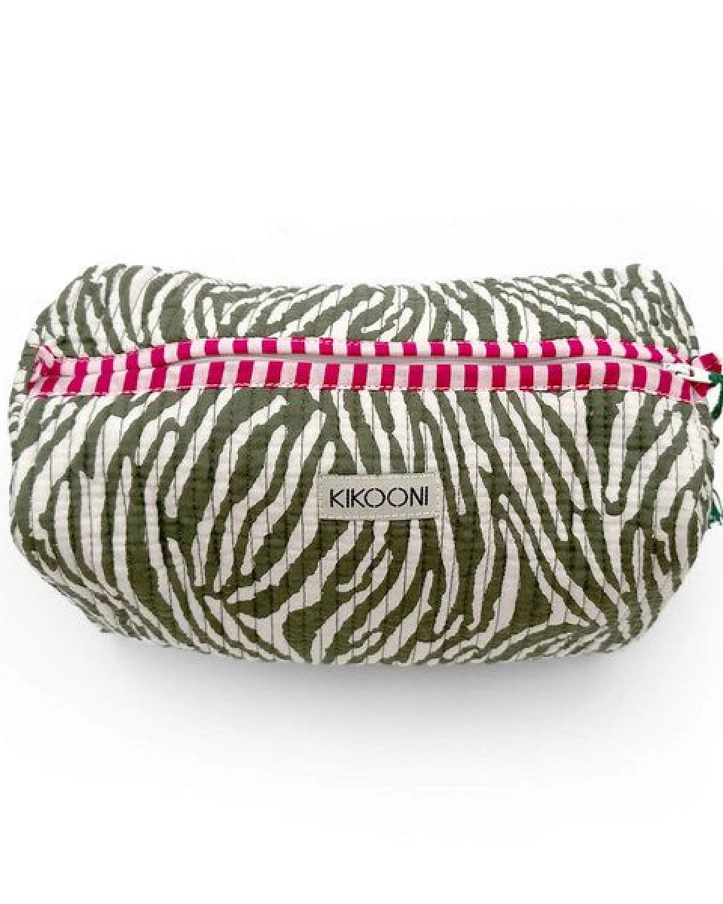 KIKOONI handgefertigte Kosmetiktasche "Desert Zebra" – Ansicht 3