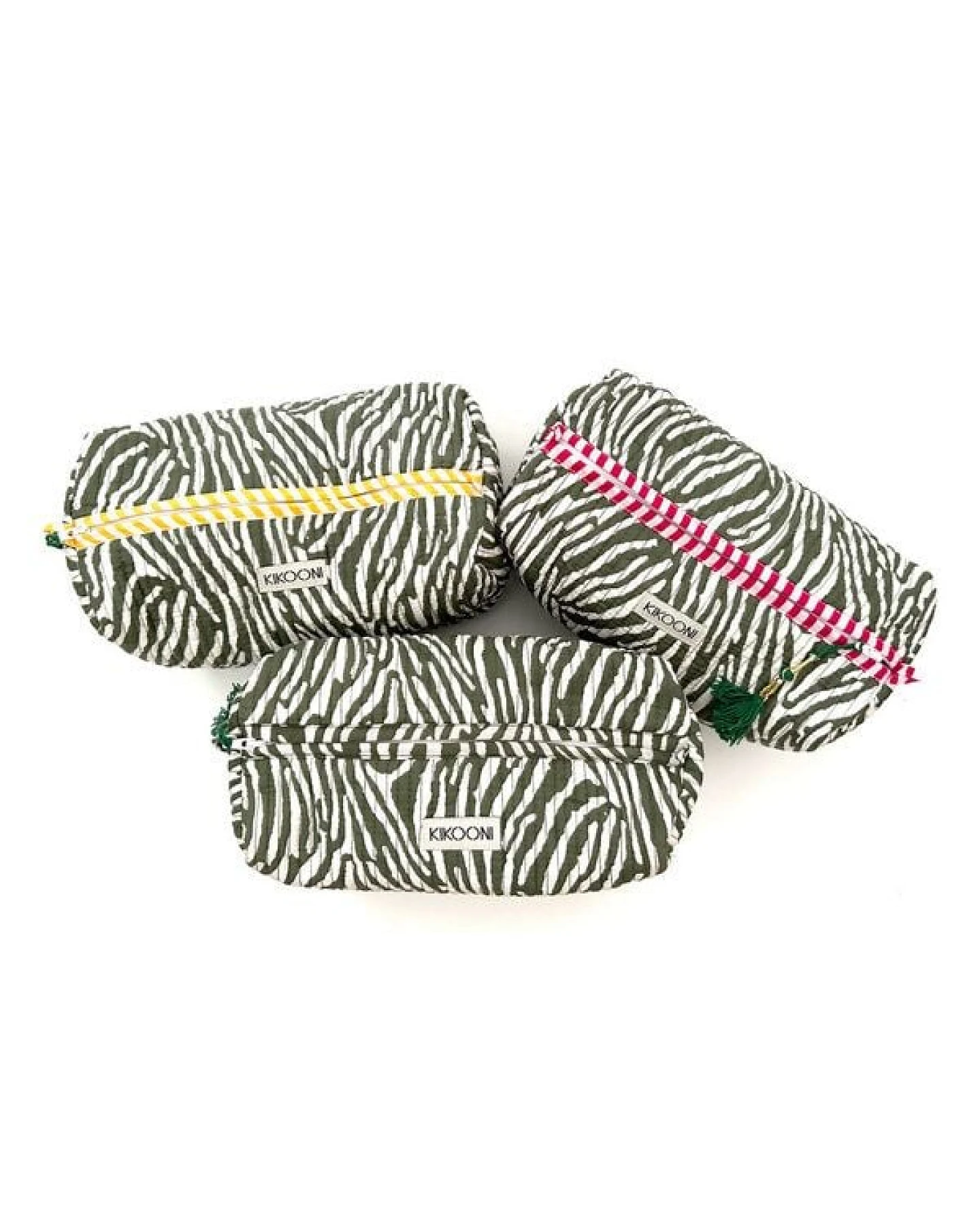 KIKOONI handgefertigte Kosmetiktasche "Desert Zebra" – Ansicht 4