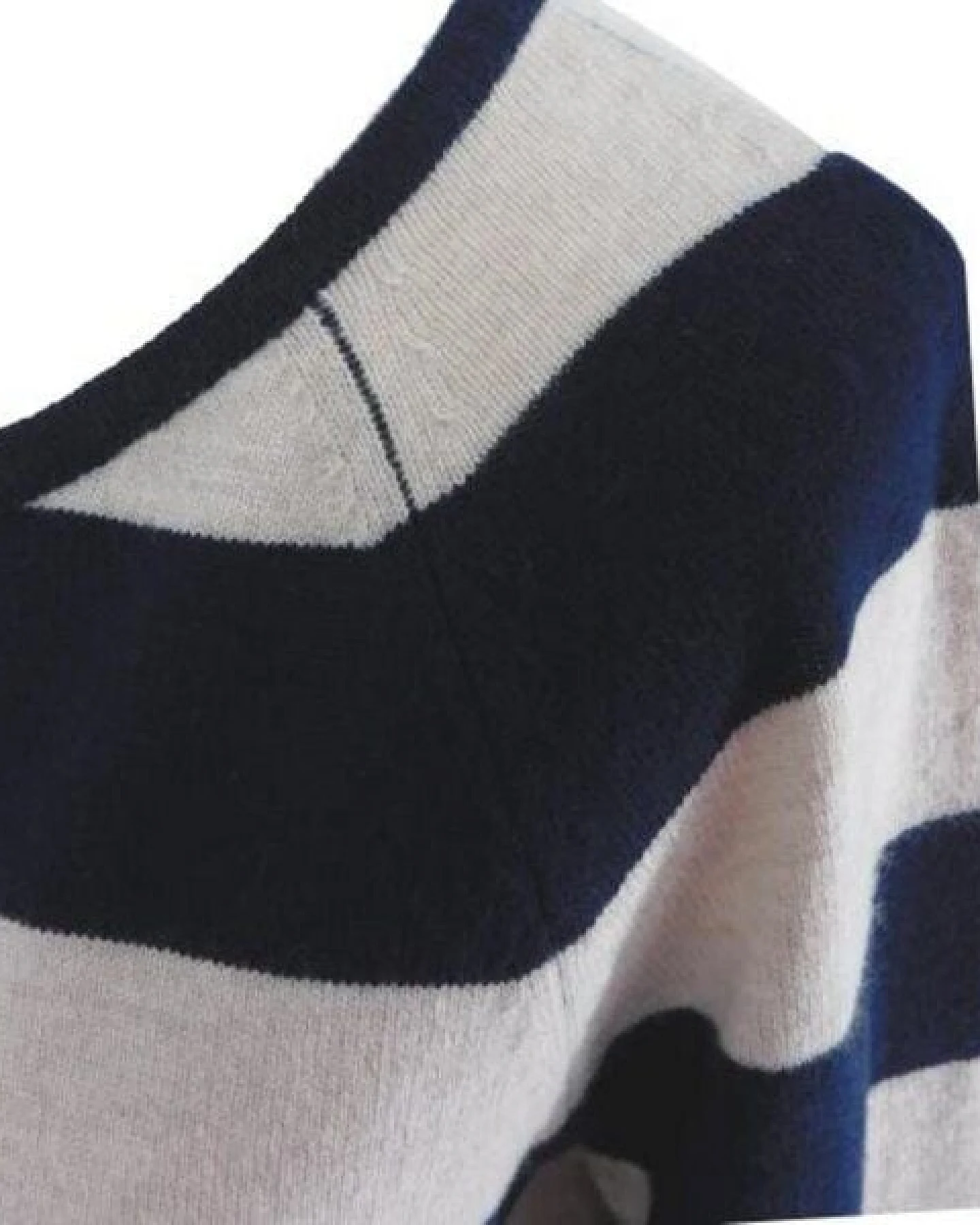 CON_STANT Streifen Strickpulli 100% Merinowolle (kbT) – Ansicht 4