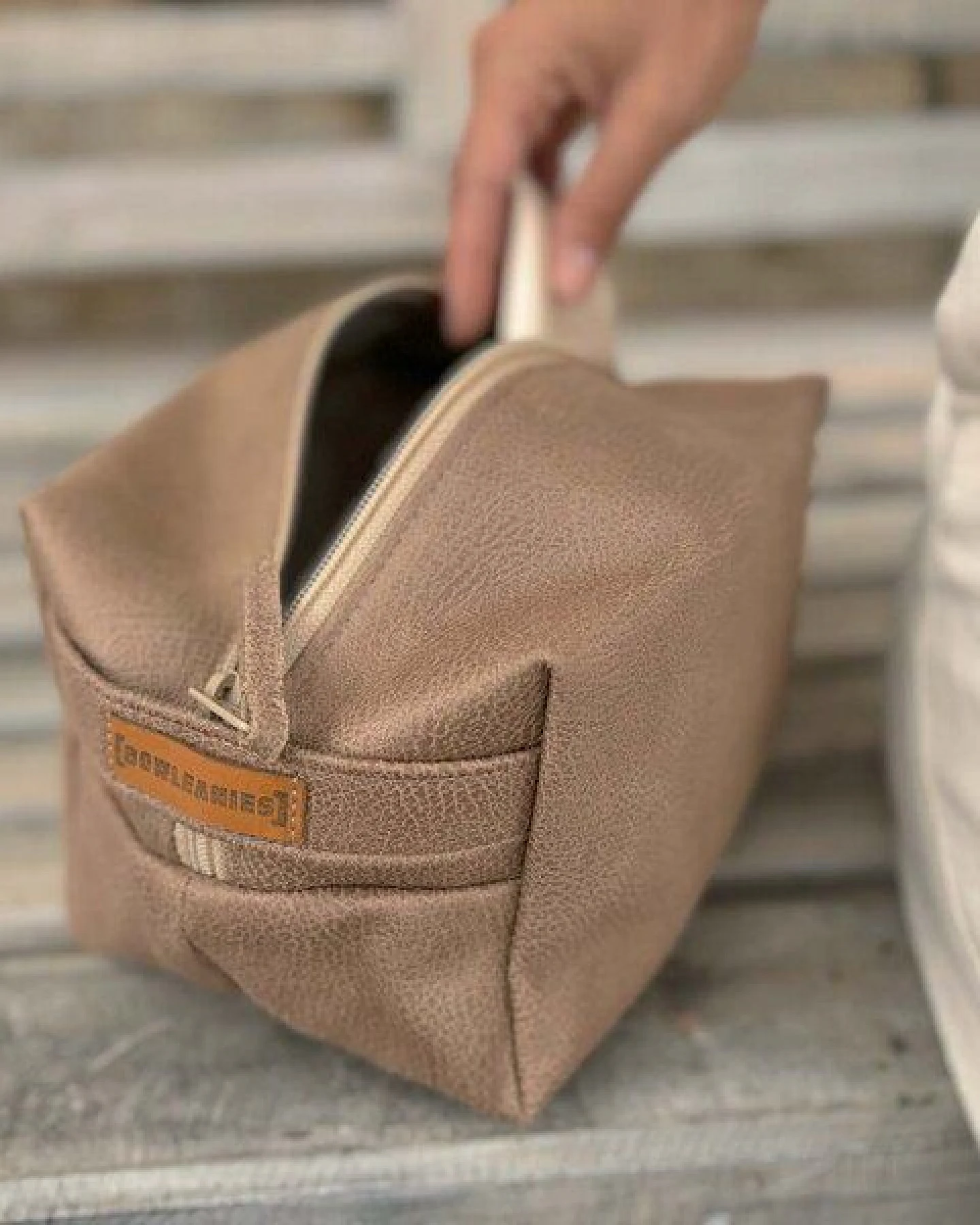 BOWLEANIES TASCHEN Kulturbeutel – Ansicht 2