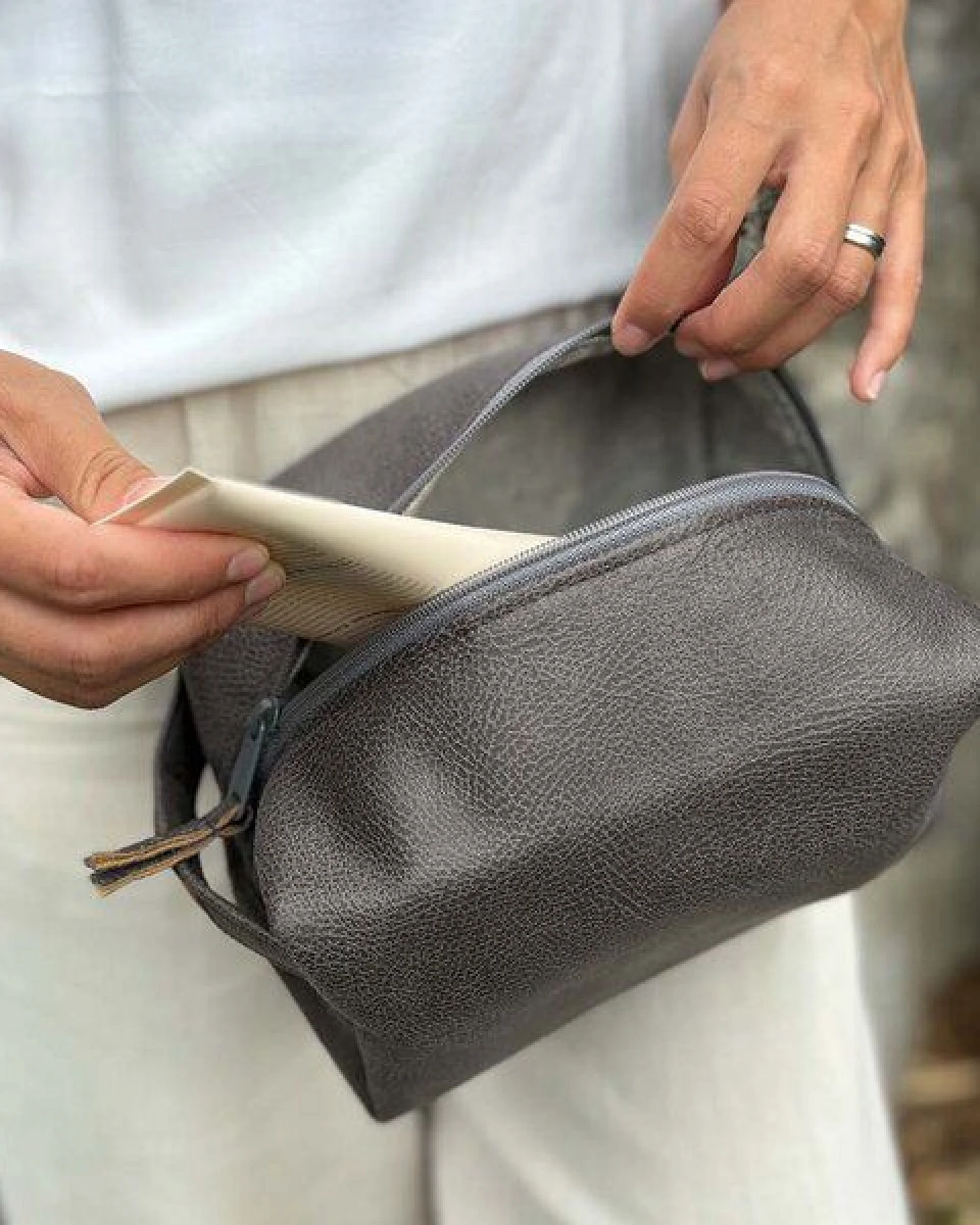 BOWLEANIES TASCHEN Kulturbeutel – Ansicht 3