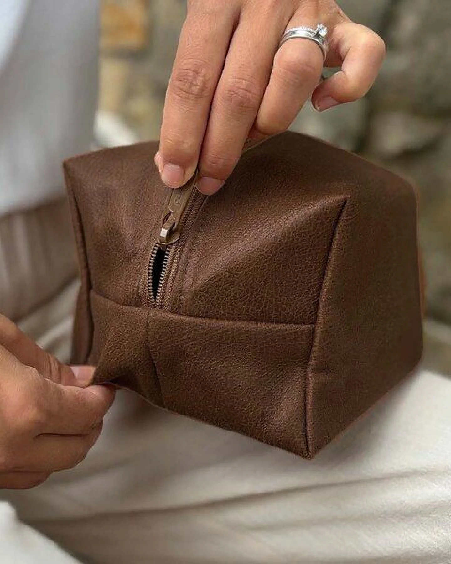 BOWLEANIES TASCHEN Kulturbeutel – Ansicht 2
