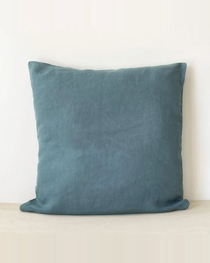 nordery Kissenhülle - 100% europäisches Leinen - Stonewashed