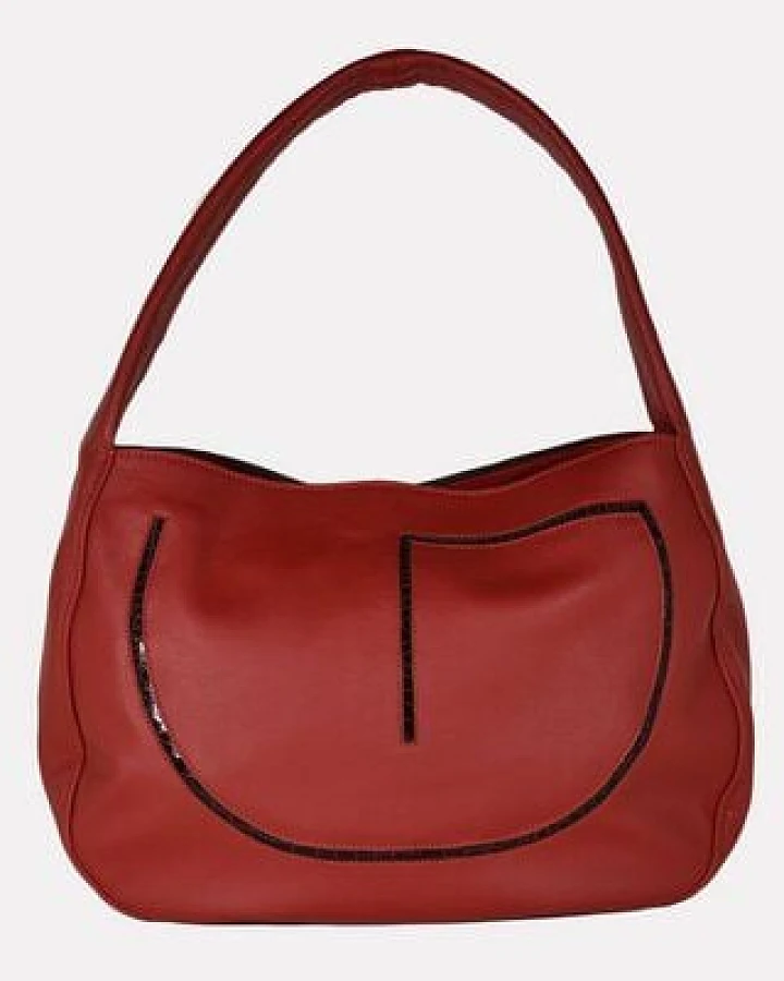 Ritagli di G HOBO BAG G-JOY Leder 100% Made In Italy