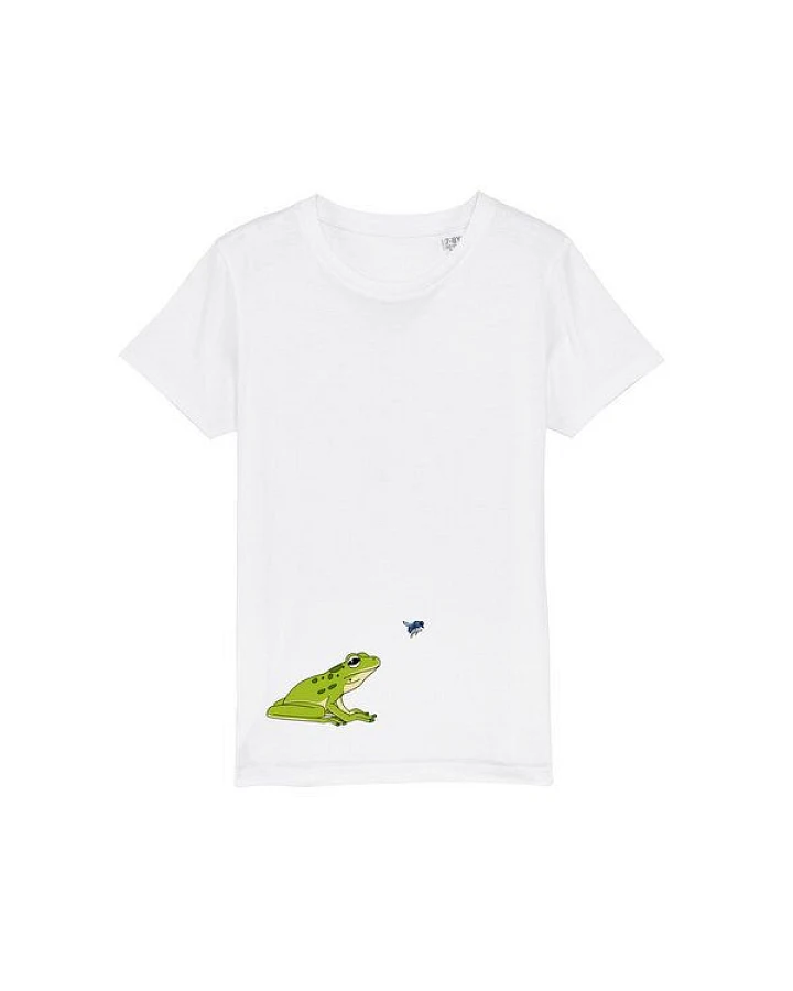 Spangeltangel Kinder-T-Shirt "Frosch", Biobaumwolle, bedruckt