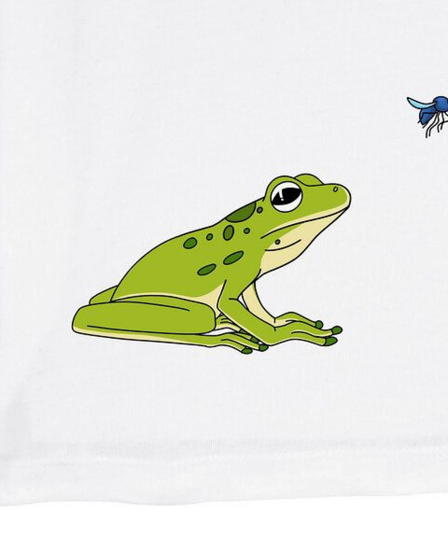 Spangeltangel Kinder-T-Shirt "Frosch", Biobaumwolle, bedruckt – Ansicht 2