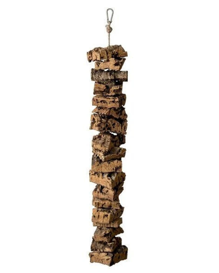 Kork-Deko Kette zum Knabbern aus Naturkorken, groß