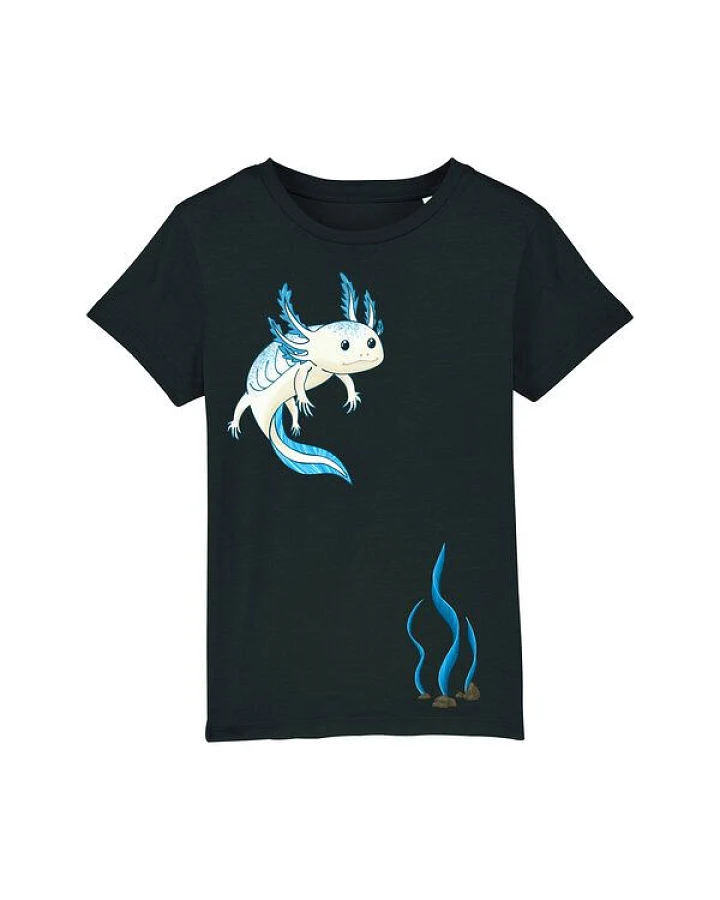 Spangeltangel Kinder-T-Shirt "Axolotl", Bio-Baumwolle, bedruckt