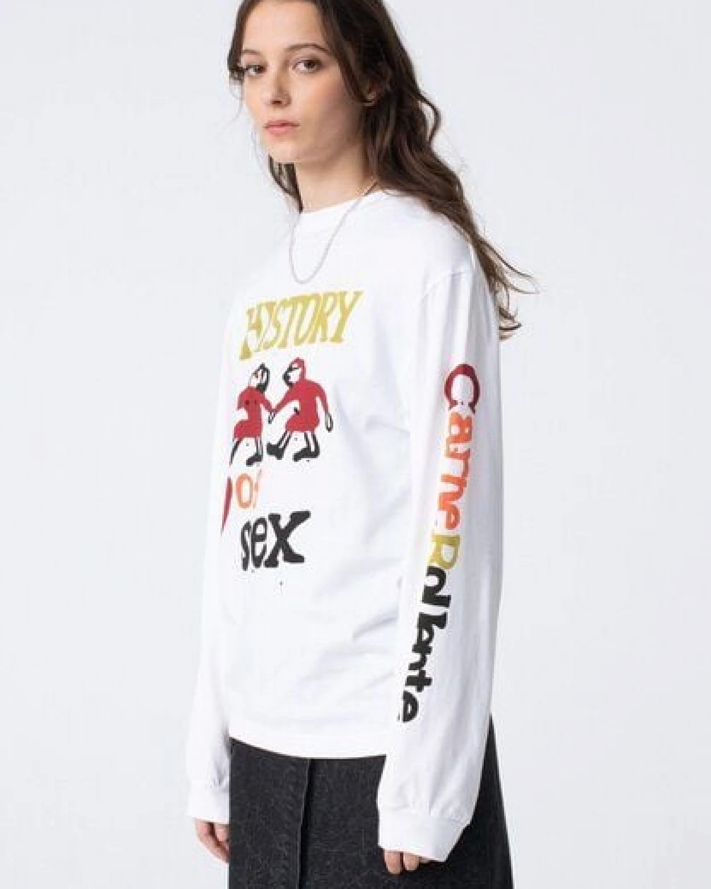 CARNE BOLLENTE Longsleeve - History of Sex aus biologisch angebauter Baumwolle – Ansicht 3