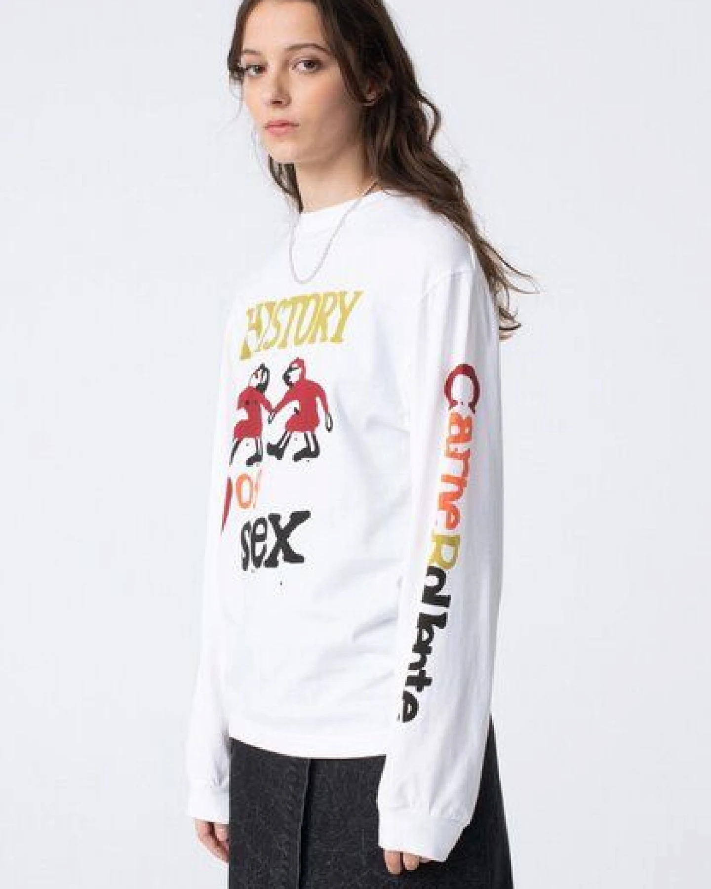 CARNE BOLLENTE Longsleeve - History of Sex aus biologisch angebauter Baumwolle – Ansicht 3