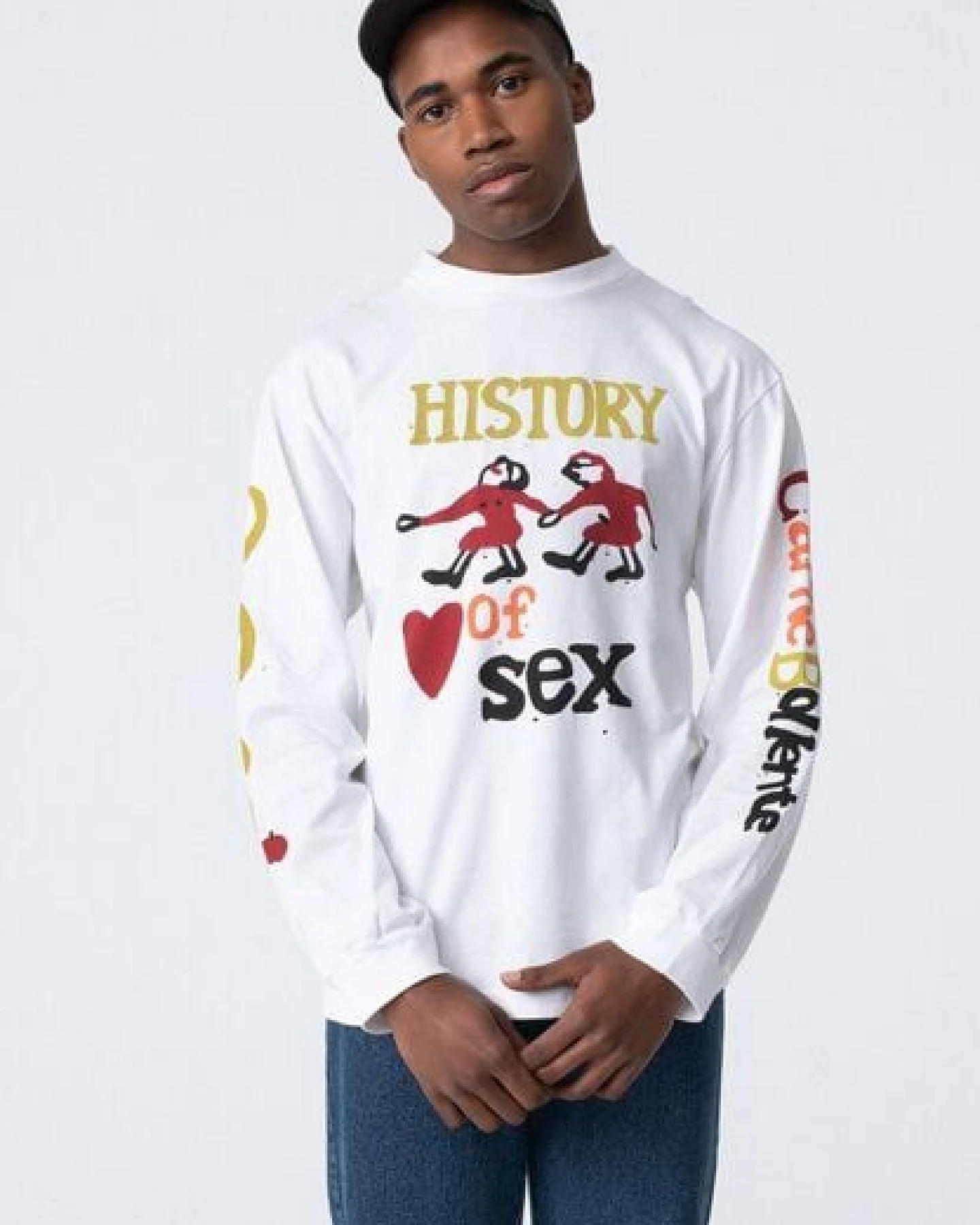 CARNE BOLLENTE Longsleeve - History of Sex aus biologisch angebauter Baumwolle – Ansicht 3