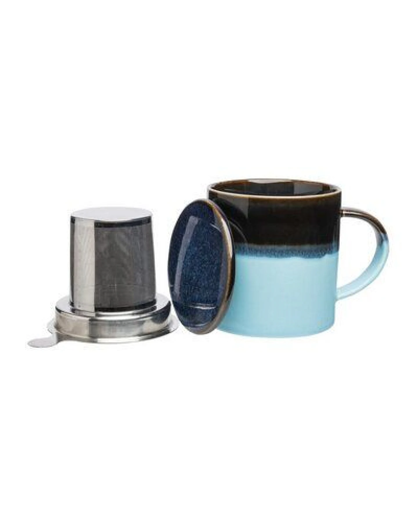 TRANQUILLO Teetasse mit Teesieb Industrial, 410ml POR658, POR659, POR660 – Ansicht 3