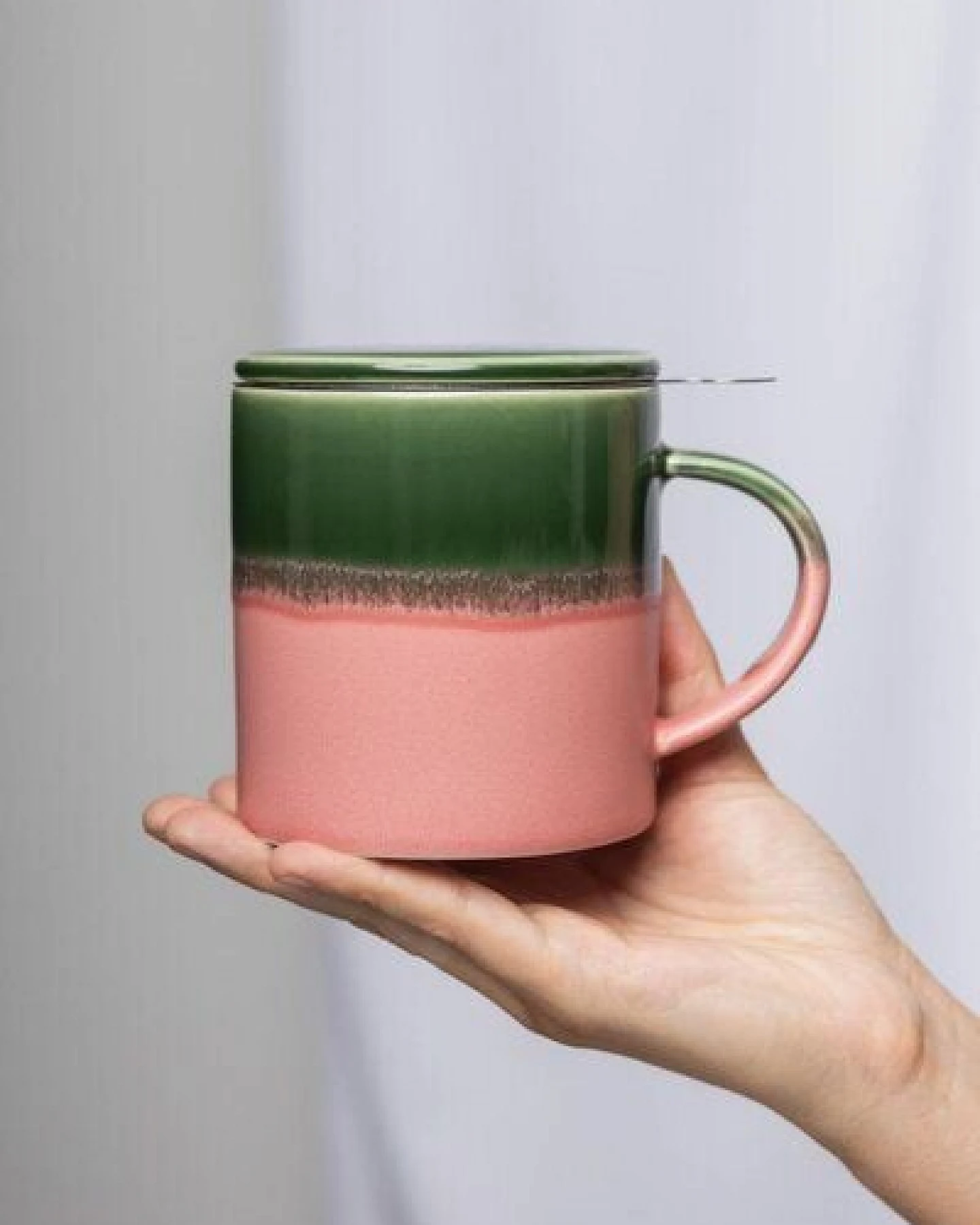 TRANQUILLO Teetasse mit Teesieb Industrial, 410ml POR658, POR659, POR660 – Ansicht 4