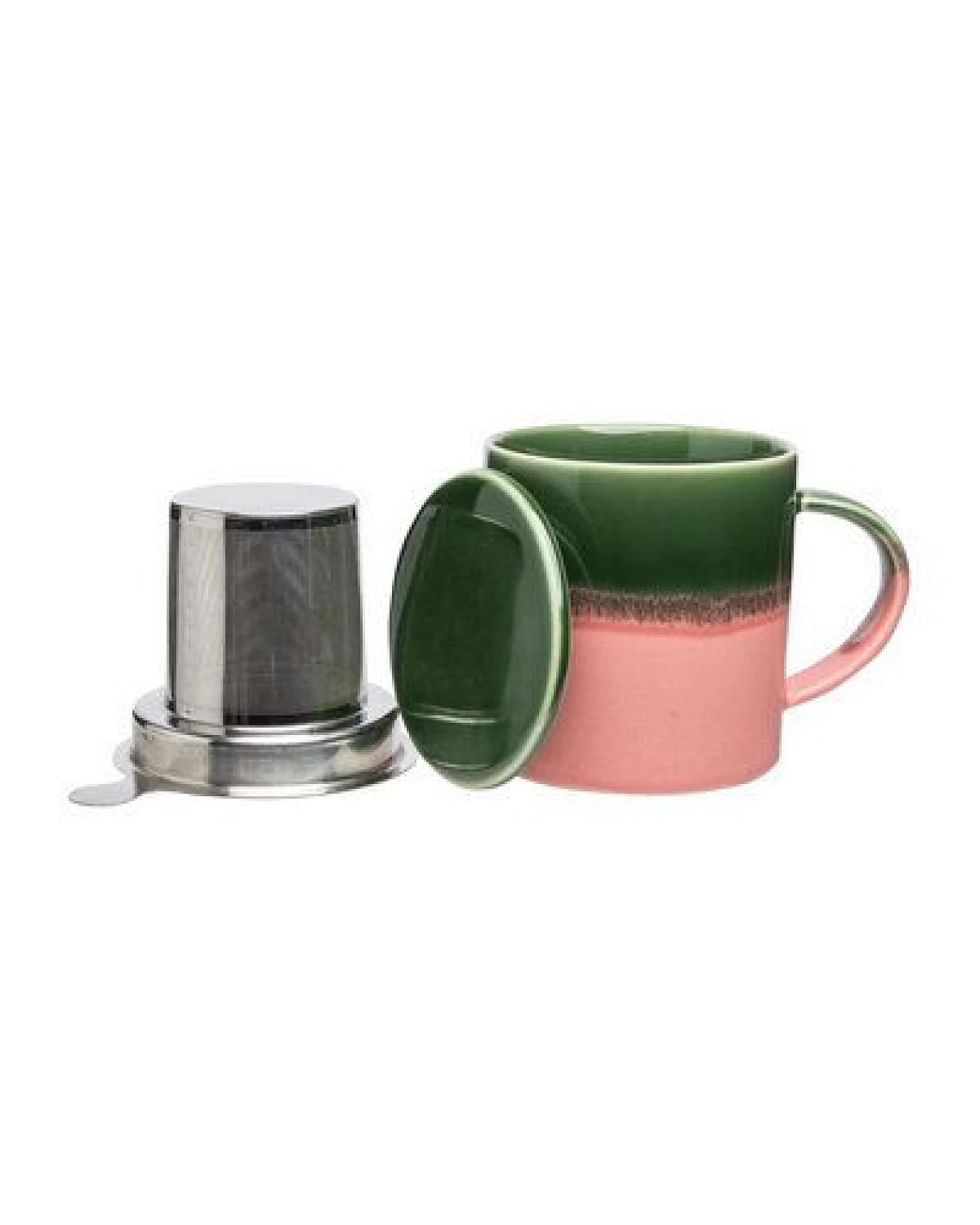 TRANQUILLO Teetasse mit Teesieb Industrial, 410ml POR658, POR659, POR660 – Ansicht 2