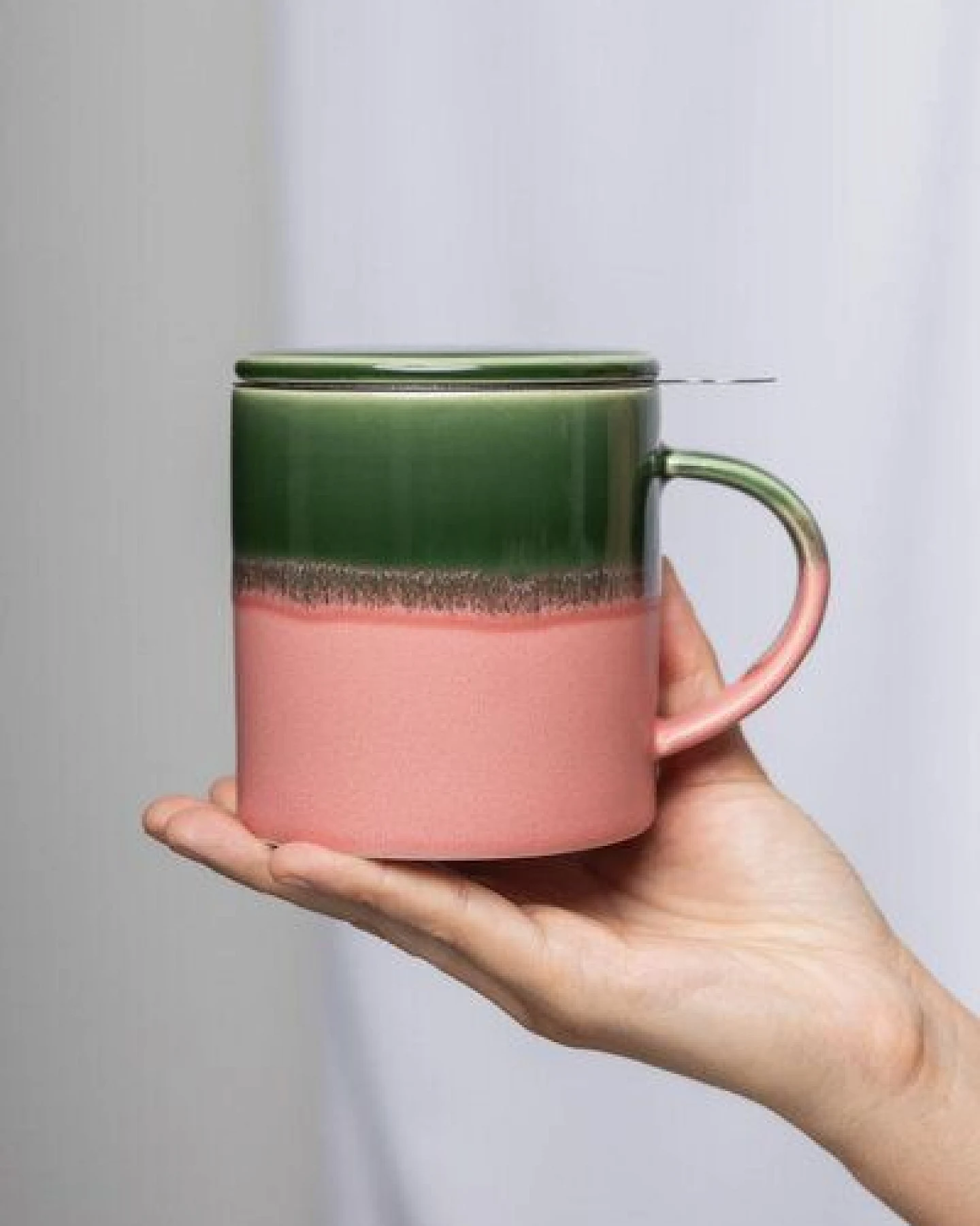 TRANQUILLO Teetasse mit Teesieb Industrial, 410ml POR658, POR659, POR660 – Ansicht 4