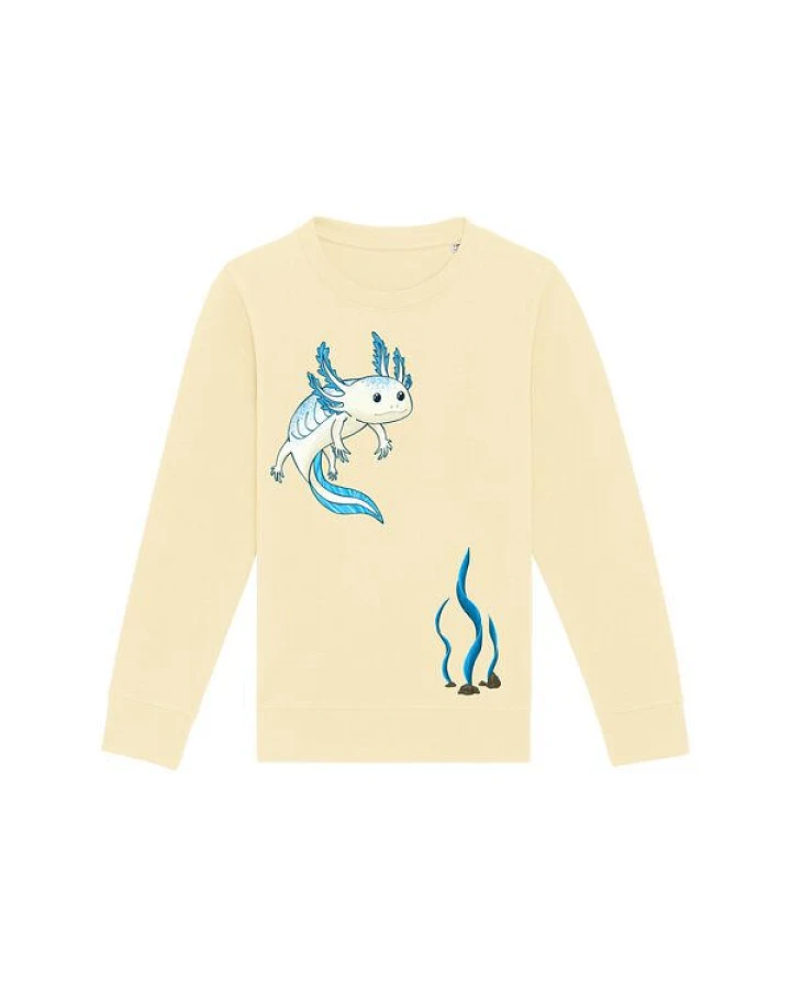 Spangeltangel Kinder-Sweatshirt "Axolotl"