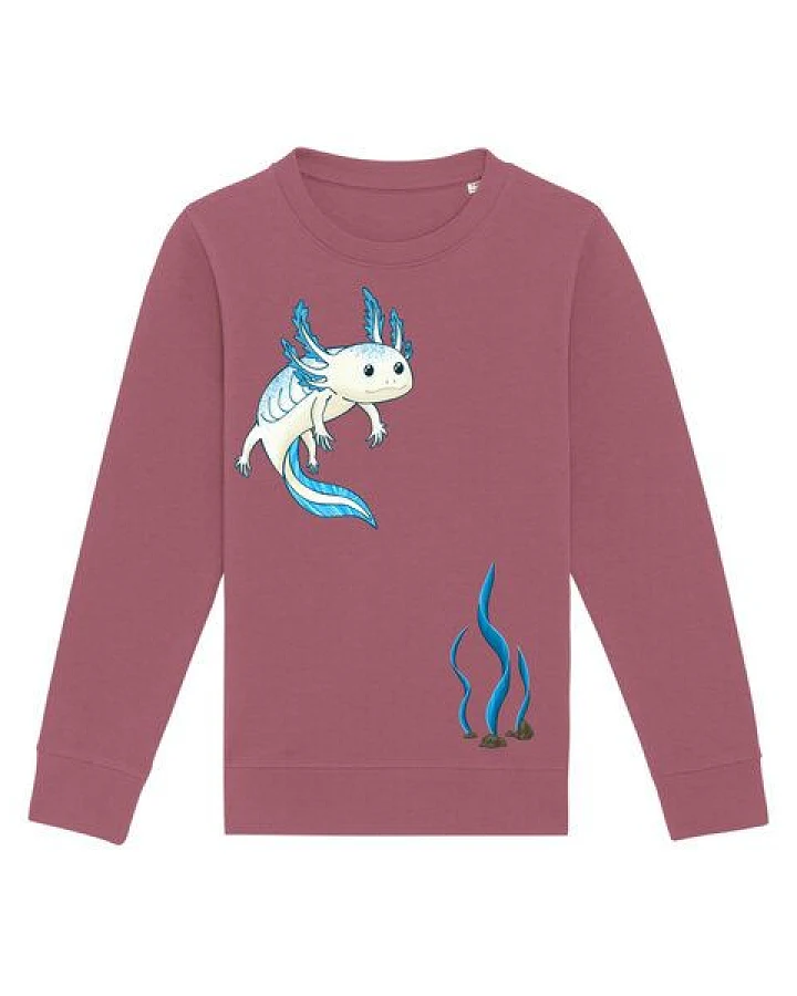 Spangeltangel Kinder-Sweatshirt "Axolotl"