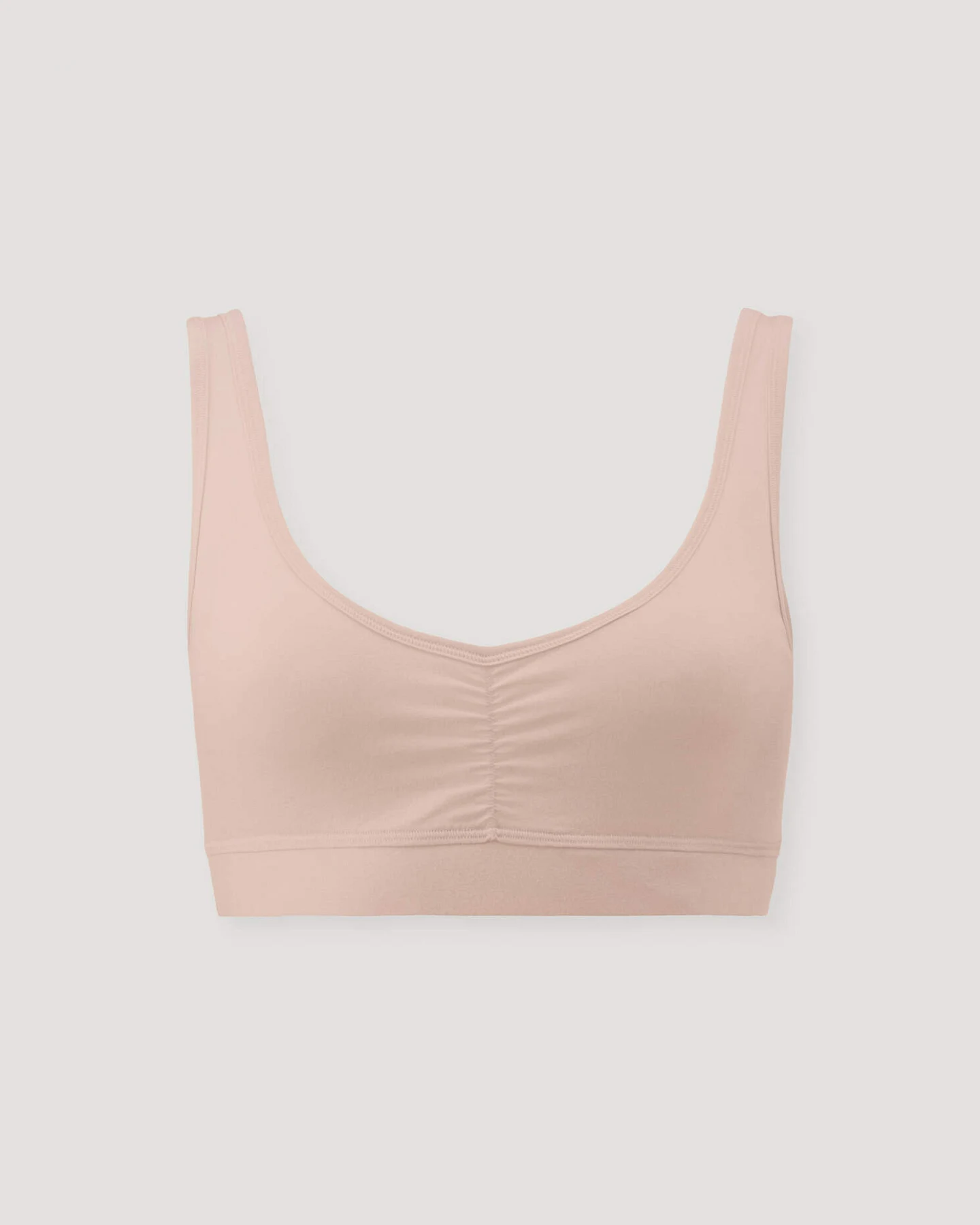 hessnatur Damen Bustier PURE BALANCE aus Bio-Baumwolle und TENCEL™ Modal - rosa - Größe 44 – Ansicht 3