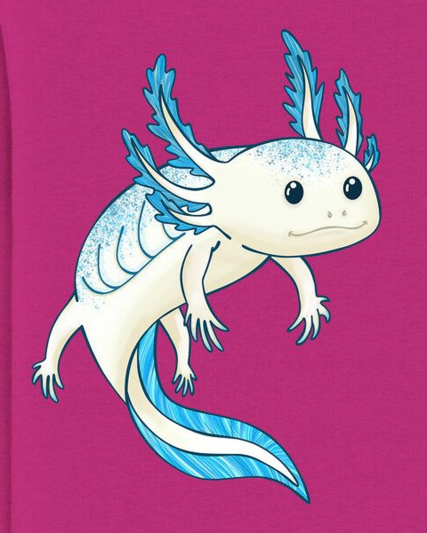 Spangeltangel Kinder-Sweatshirt "Axolotl" – Ansicht 2