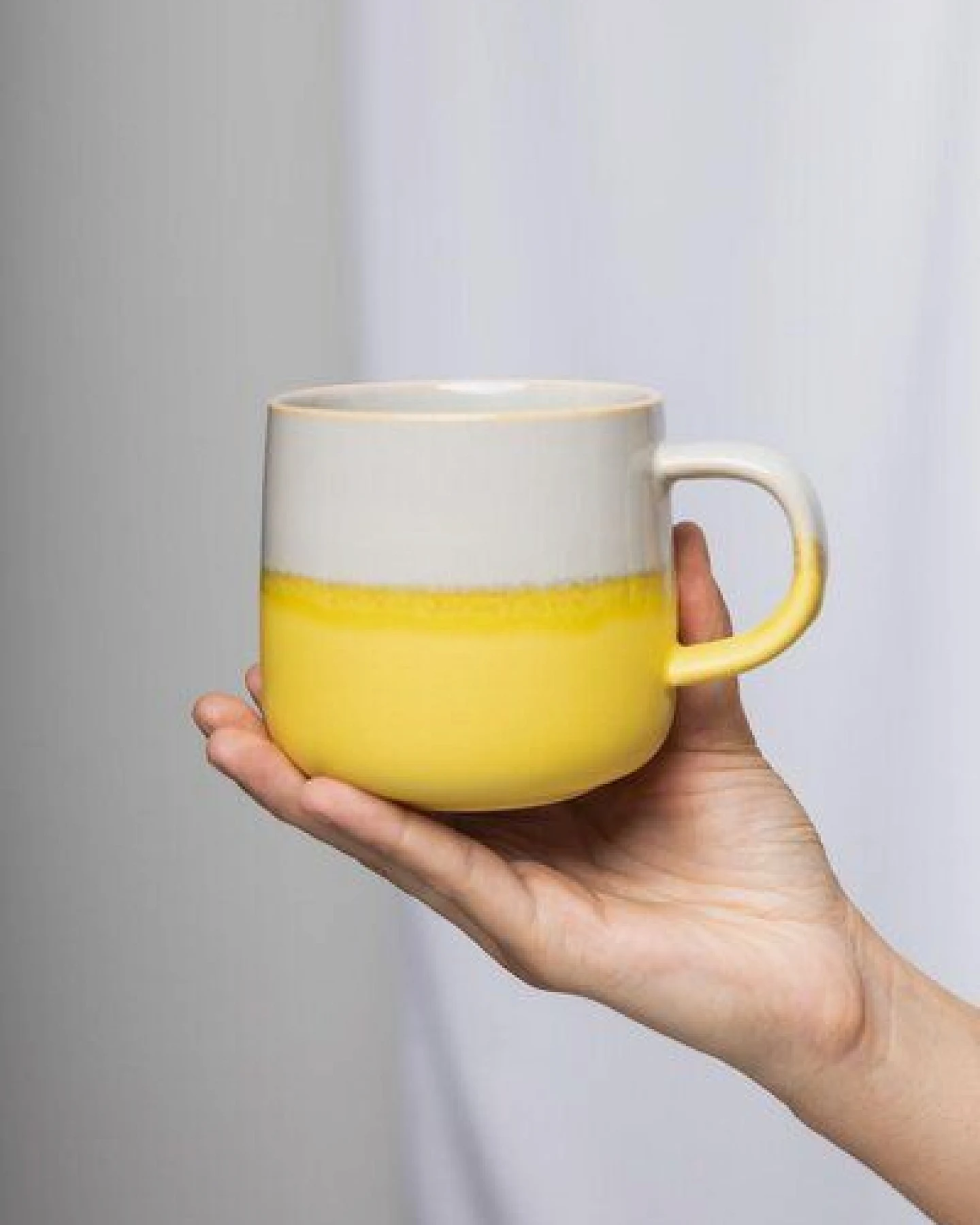 TRANQUILLO Tasse Industrial matt und glänzend aus Steingut, 390 ml (POR661, POR662, POR663) – Ansicht 3