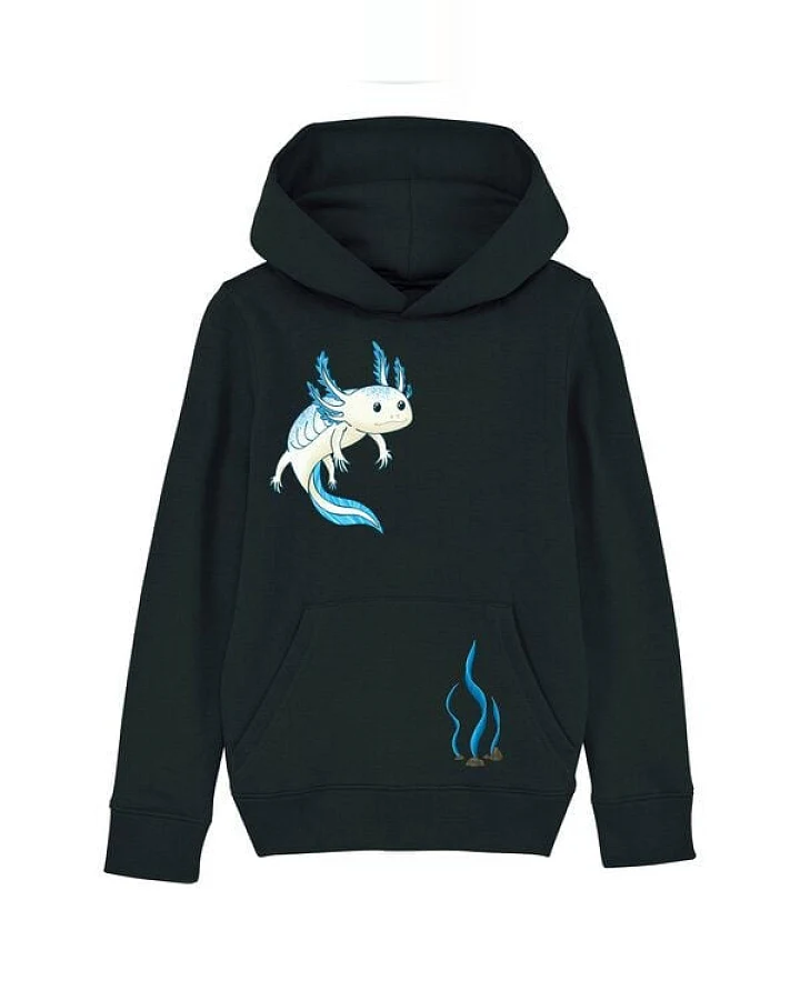 Spangeltangel Kinder-Hoodie "Axolotl"