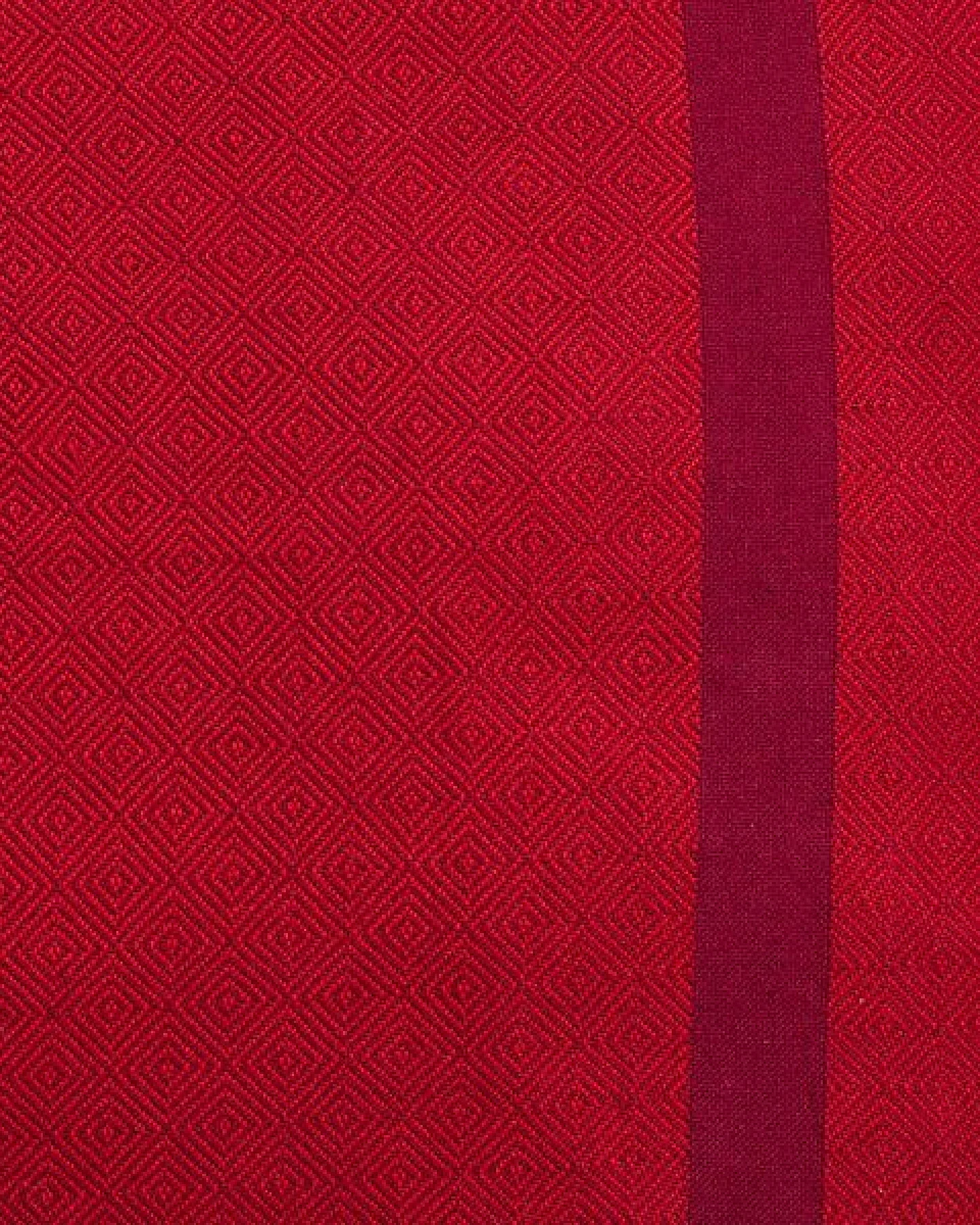 HängemattenGlück Kissenbezug aus reiner Bio Baumwolle 60x60cm Rot- / Gelbtöne – Ansicht 3