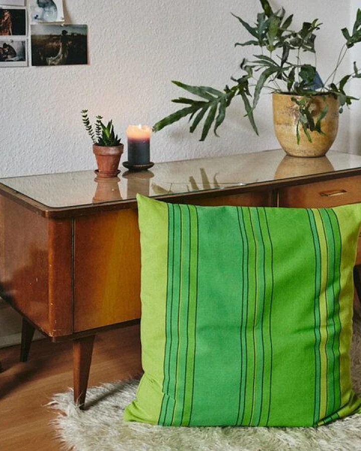 Lind Gestreift (Grün, Mehrfarbig)