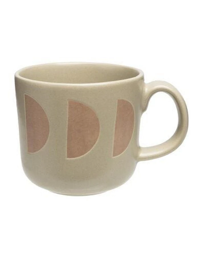 TRANQUILLO Tasse Art Deco aus Steinzeug 4 Varianten 400 ml