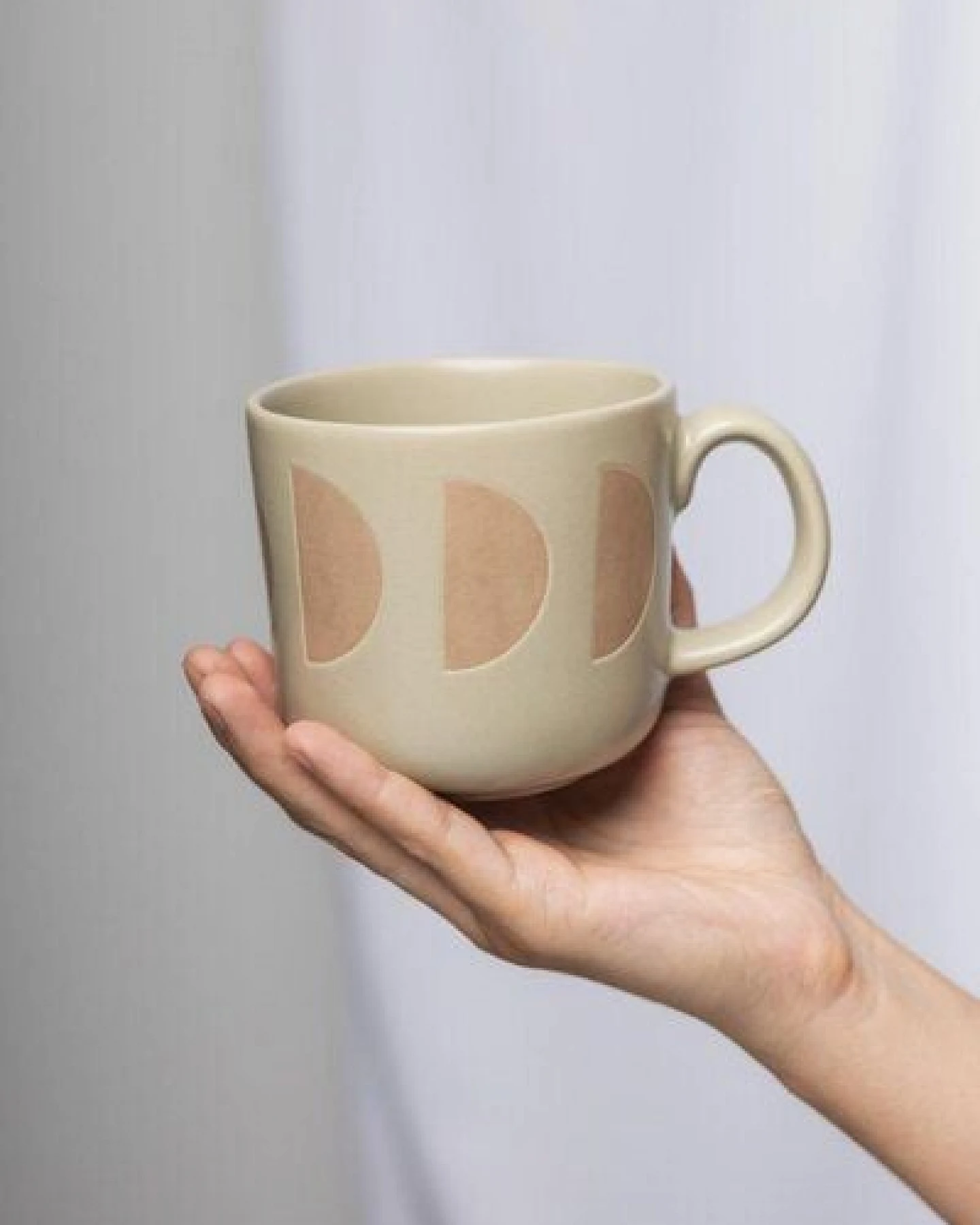 TRANQUILLO Tasse Art Deco aus Steinzeug 4 Varianten 400 ml – Ansicht 4