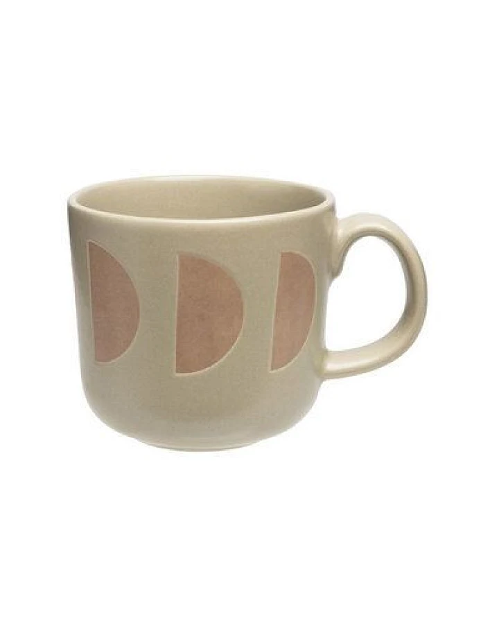 TRANQUILLO Tasse Art Deco aus Steinzeug 4 Varianten 400 ml