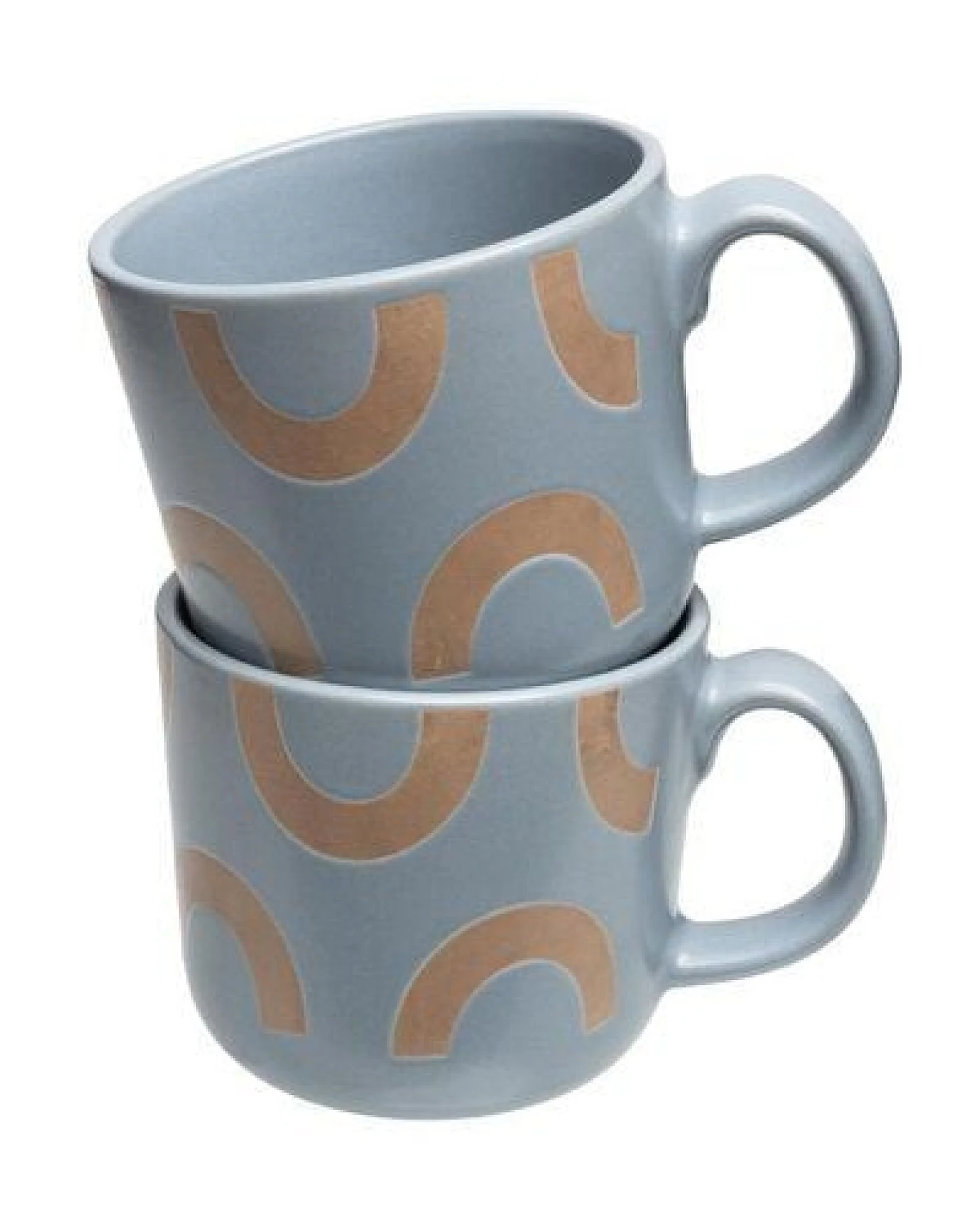 TRANQUILLO Tasse Art Deco aus Steinzeug 4 Varianten 400 ml – Ansicht 3