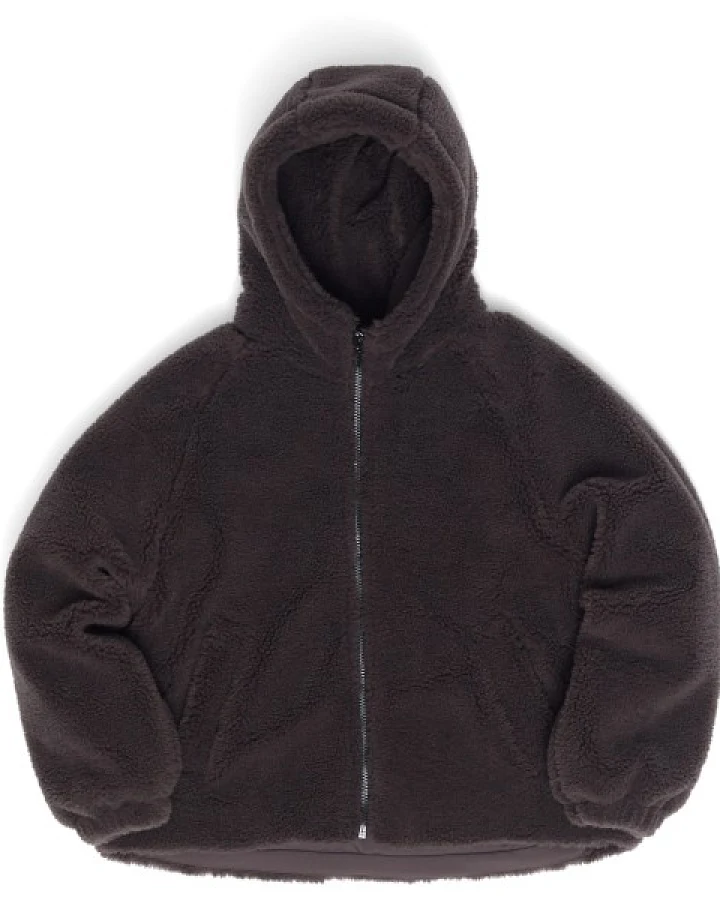 Mazine - Women's Faux-Fur Hooded Jacket - Freizeitjacke Gr L grau