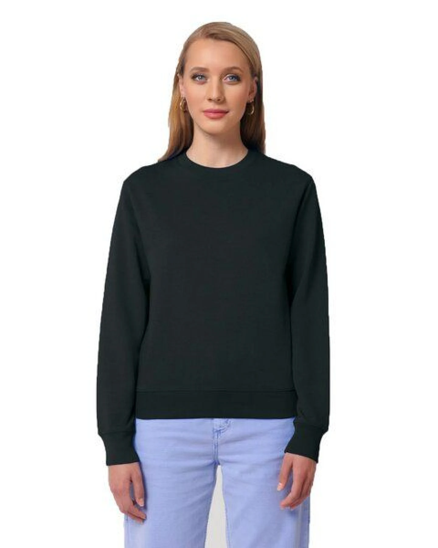 YTWOO Essential Comfort: Unisex Terry Sweatshirt mit Rundhalsausschnitt – Ansicht 4