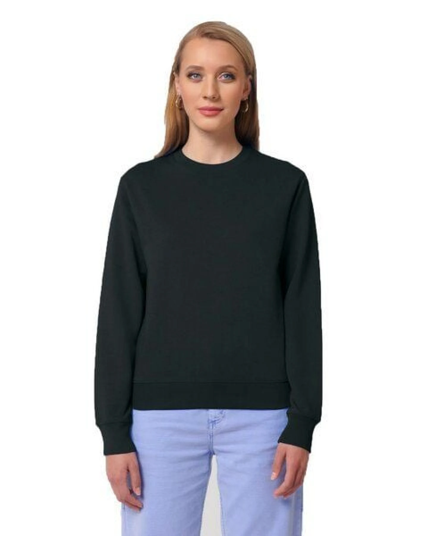 YTWOO Essential Comfort: Unisex Terry Sweatshirt mit Rundhalsausschnitt – Ansicht 4