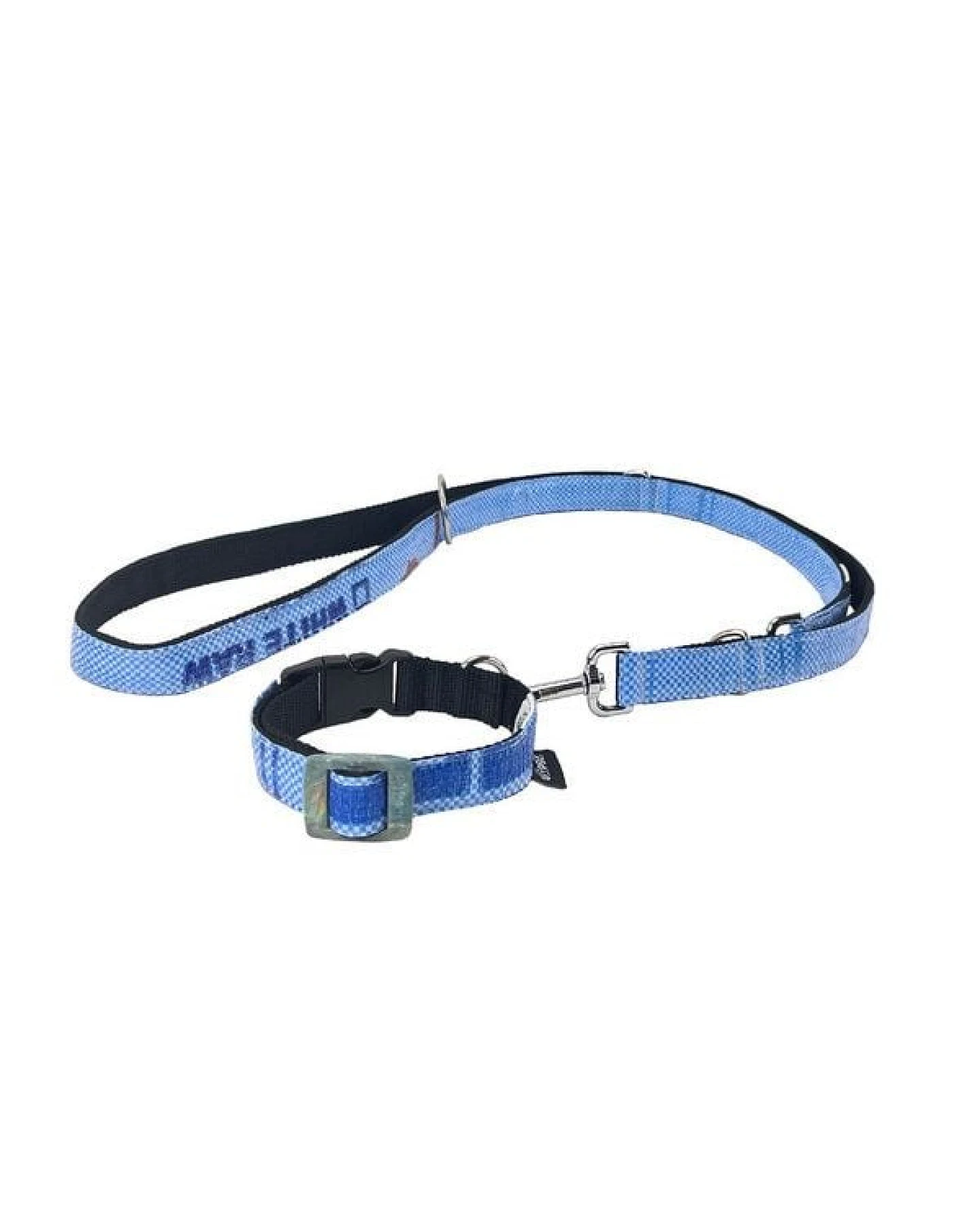 GOOPSI Hundeleine LANKA mit Halsband Gr. L (37-51cm) im Set - Blau – Ansicht 4