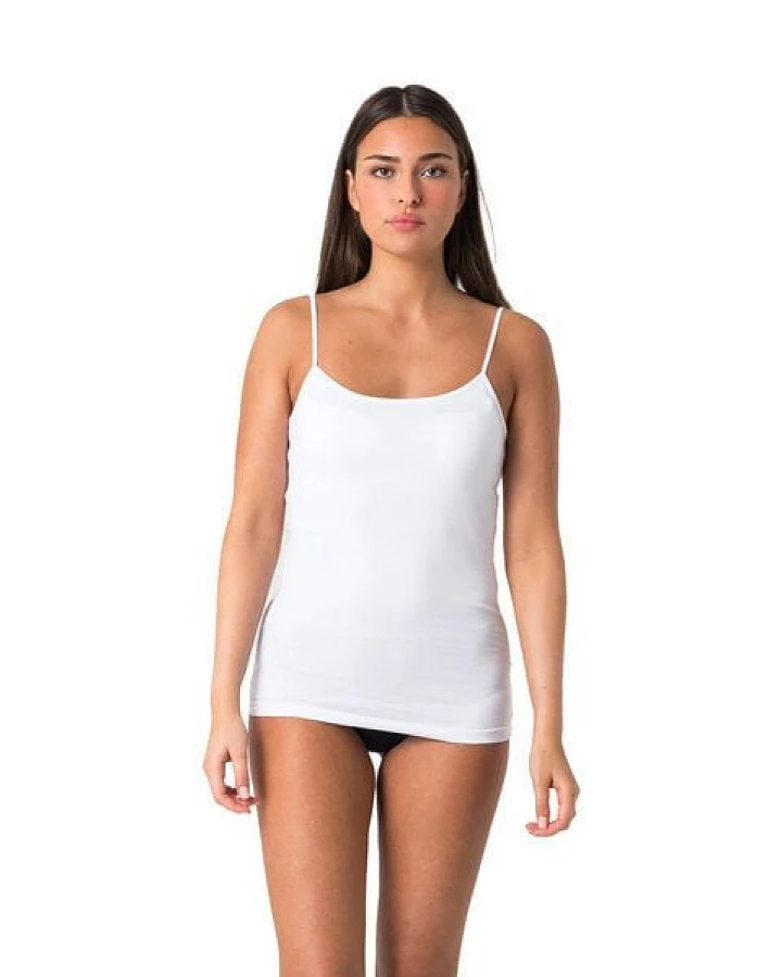 Elsie Unterhemden Damen 3er Set Spaghetti Top - Tank Top mit Stretch
