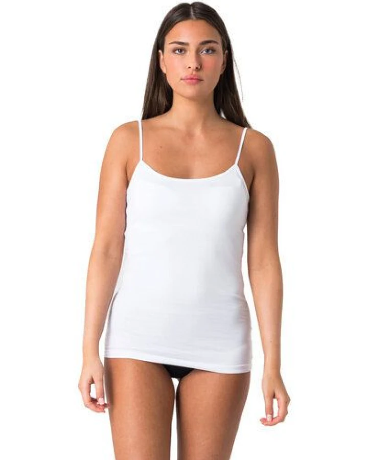 Elsie Unterhemden Damen 3er Set Spaghetti Top - Tank Top mit Stretch