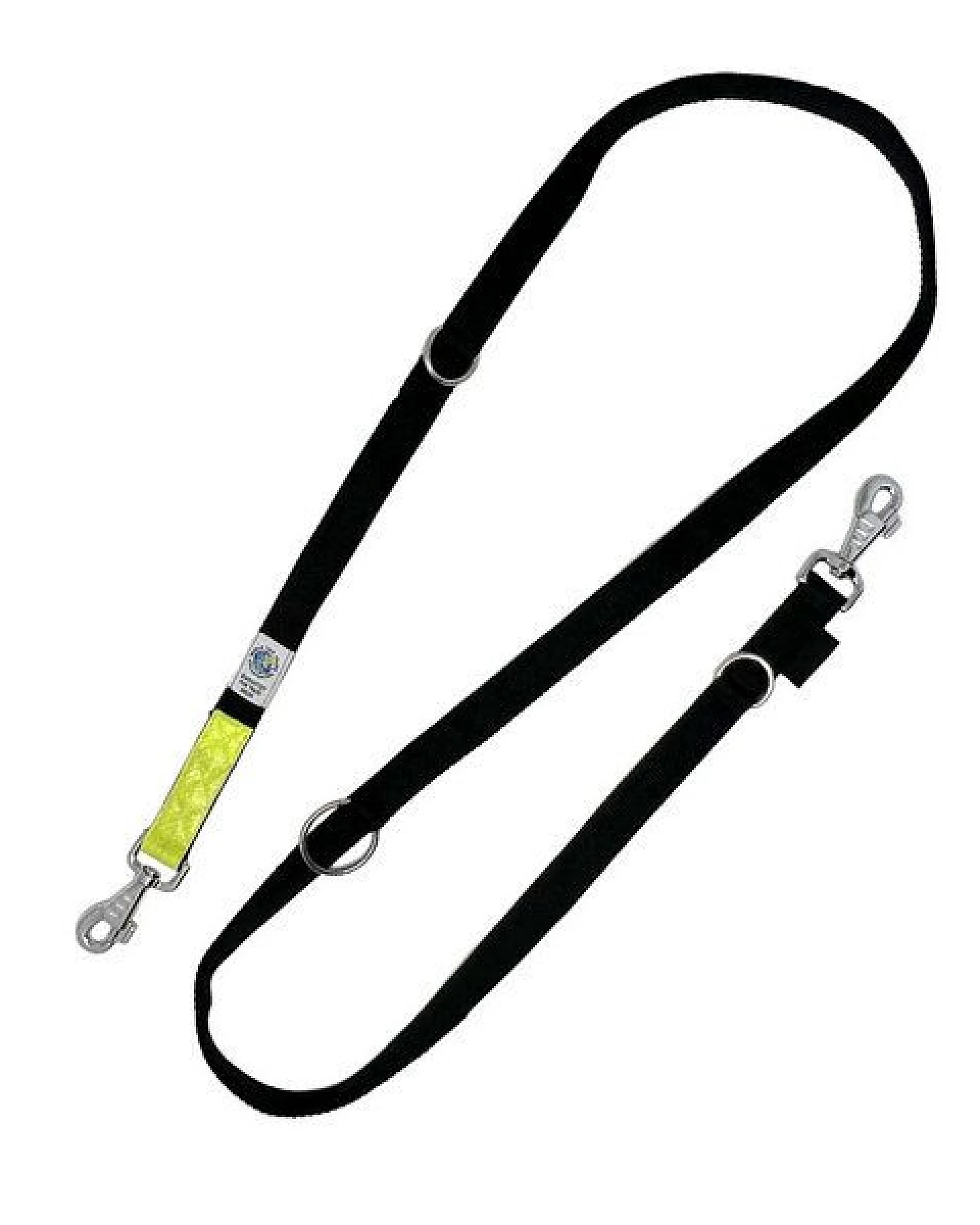 GOOPSI Hundeleine LANKA mit Halsband Gr. M (32-42 cm) im Set - Gelb – Ansicht 4