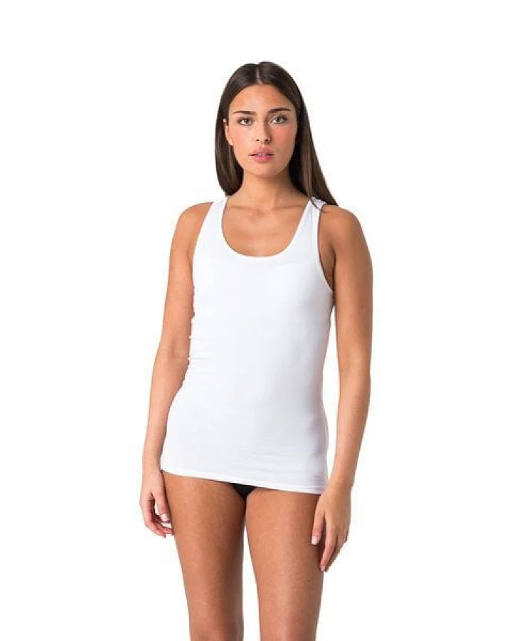Elsie Unterhemden Damen 3er Set Tank Top - Tanktop mit Stretch