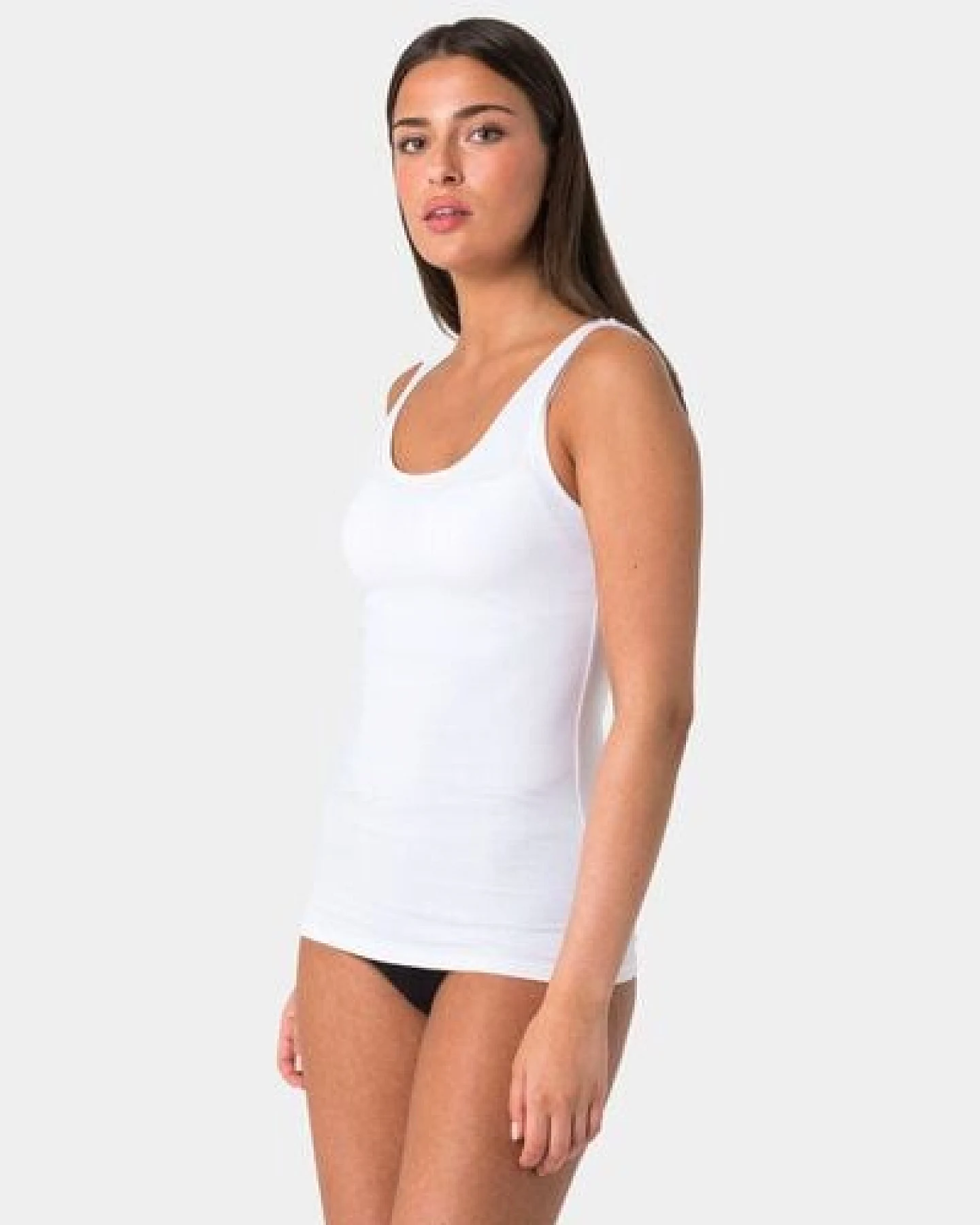 Elsie Unterhemden Damen 3er Set Tank Top - Tanktop mit Stretch – Ansicht 4