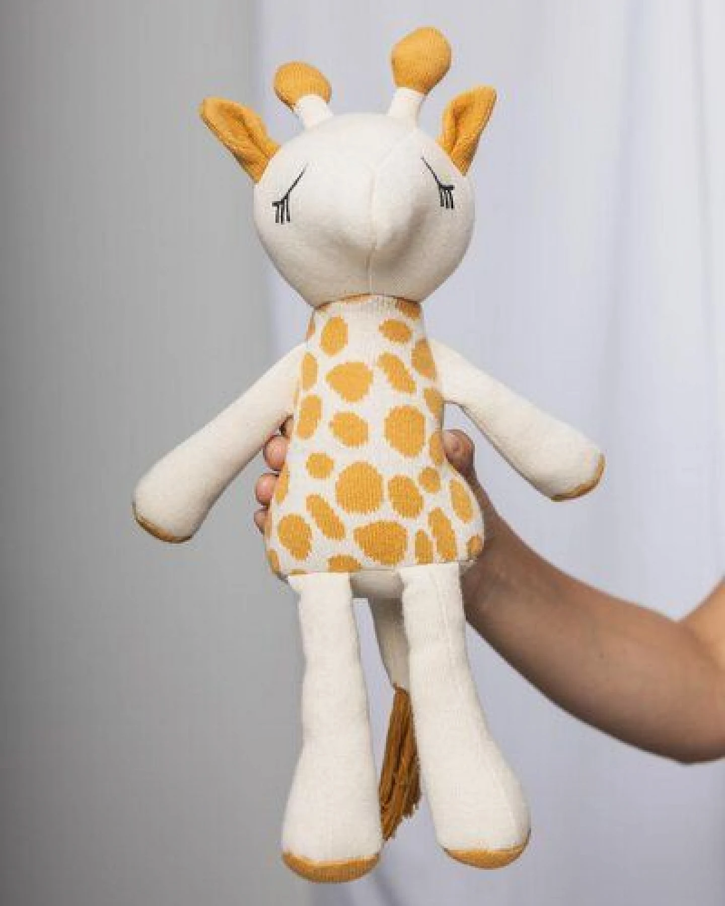 TRANQUILLO Kuscheltier GIRAFFE aus Bio-Baumwolle (KUS768) – Ansicht 3