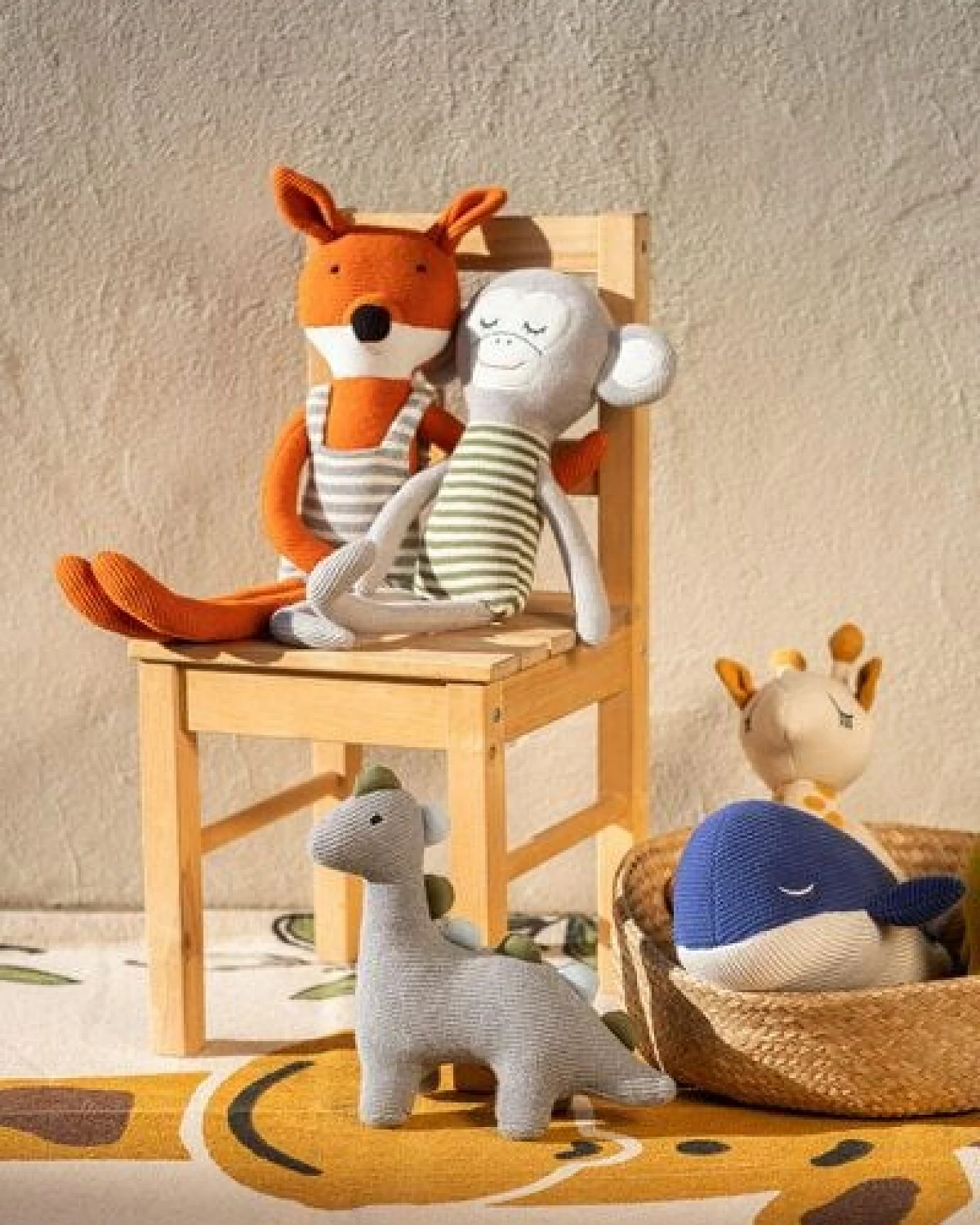 TRANQUILLO Kuscheltier GIRAFFE aus Bio-Baumwolle (KUS768) – Ansicht 4