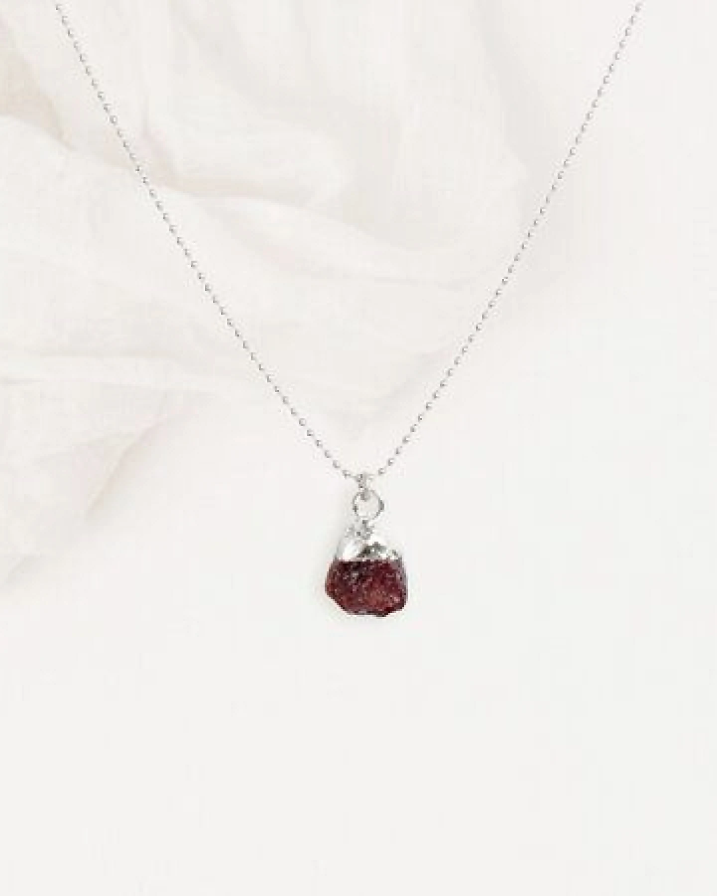 renna deluxe Geburtsstein Kette Silber – Ansicht 3