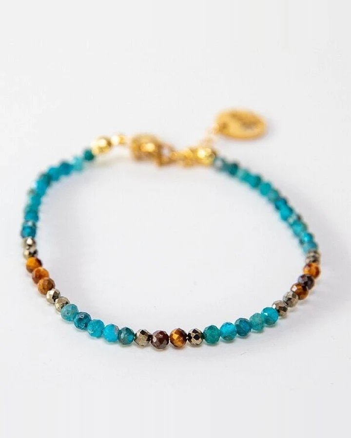 Divasya Armband aus Apatit & Tigerauge