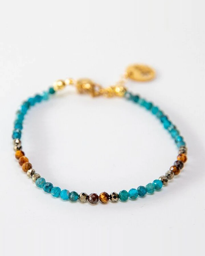 Divasya Armband aus Apatit & Tigerauge