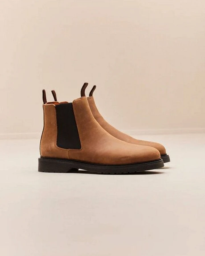 M.Moustache Leder Boot Modell: Axel