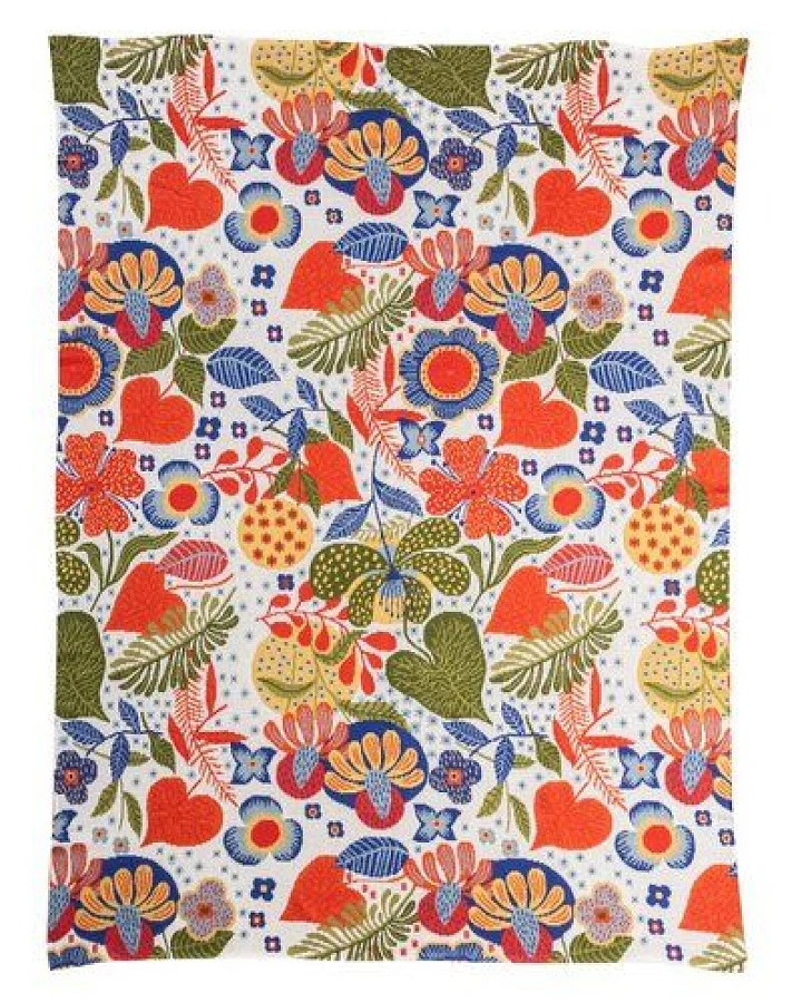 TRANQUILLO Strickdecke FLOWER (BS222)